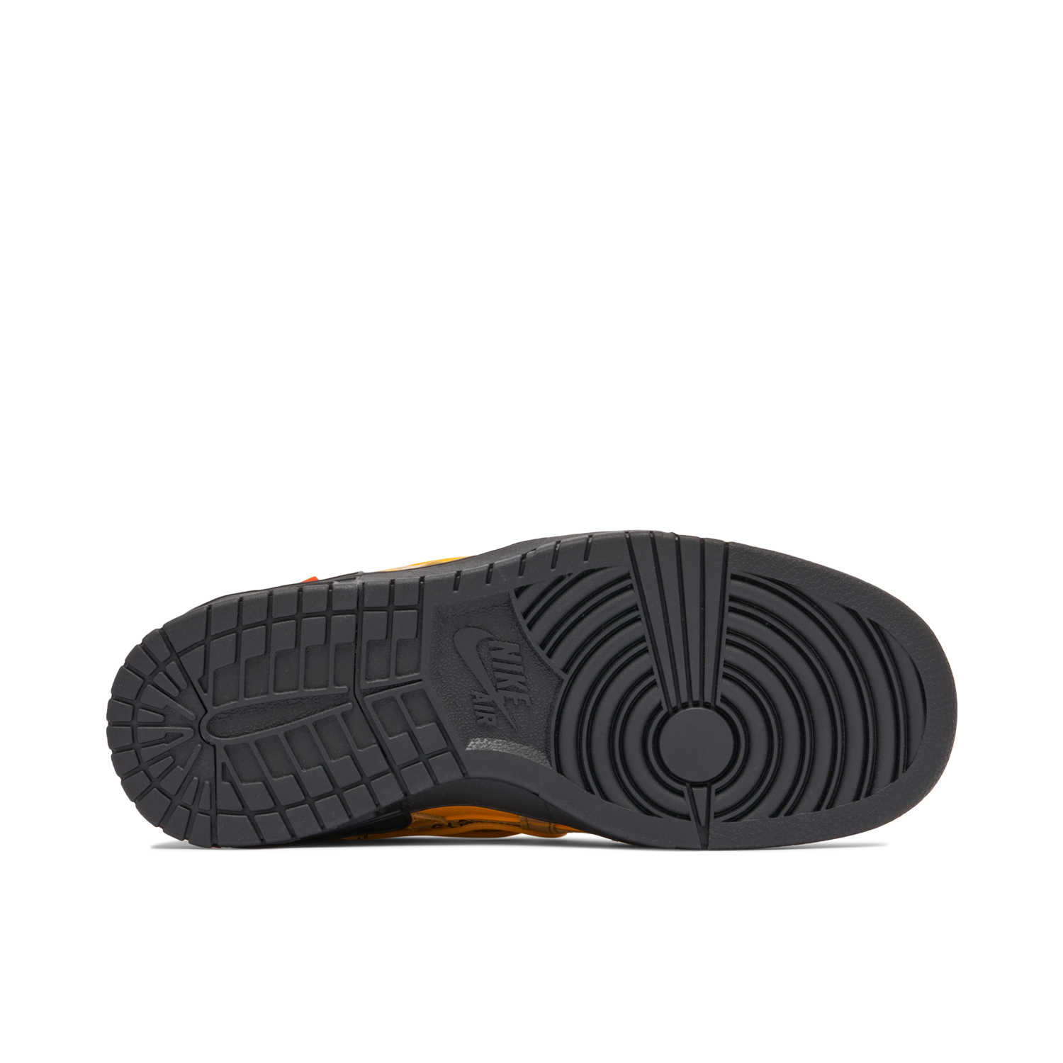 Rubber Dunk x Off White University Gold