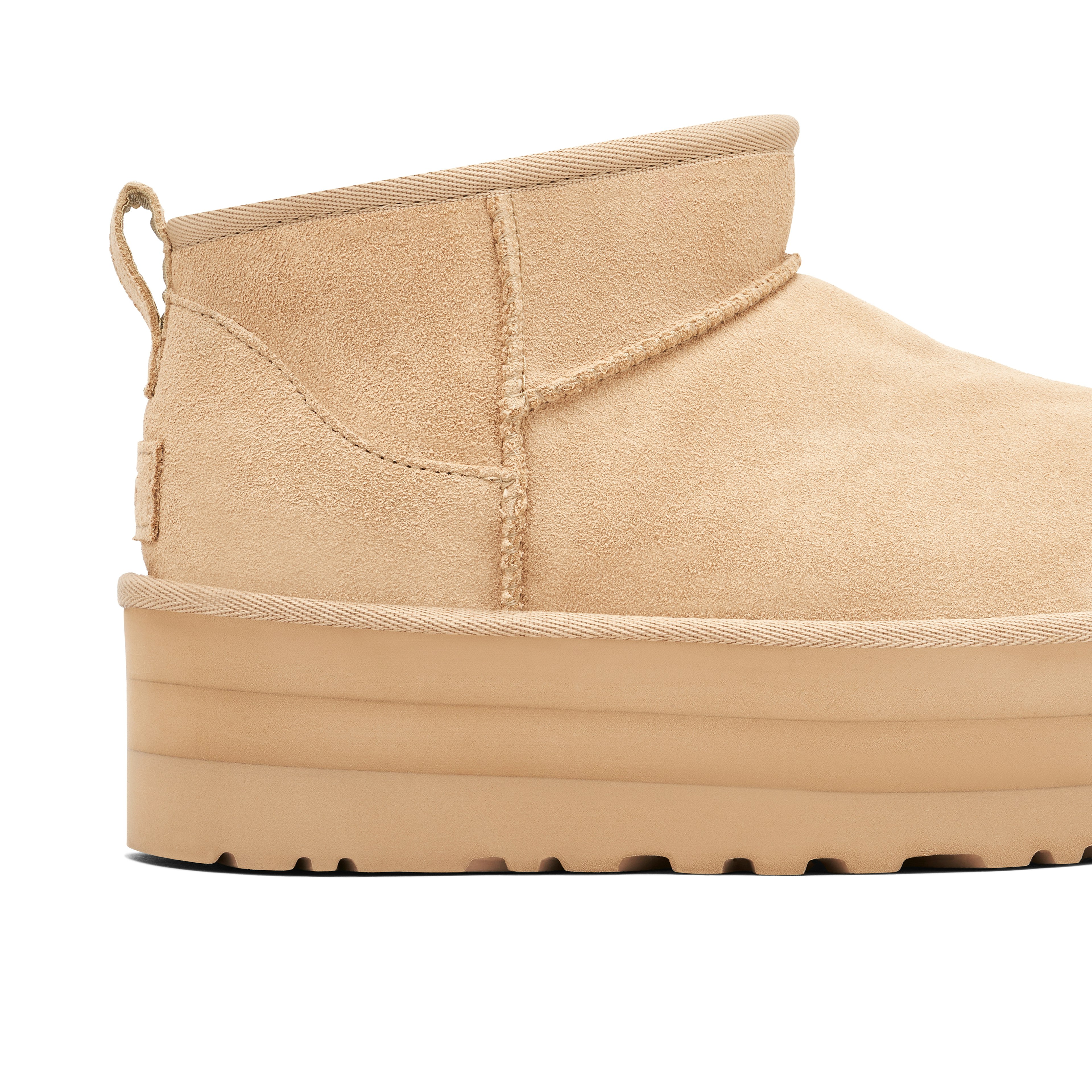 UGG Classic Ultra Mini Platform Boot Sand Office Exclusive Womens
