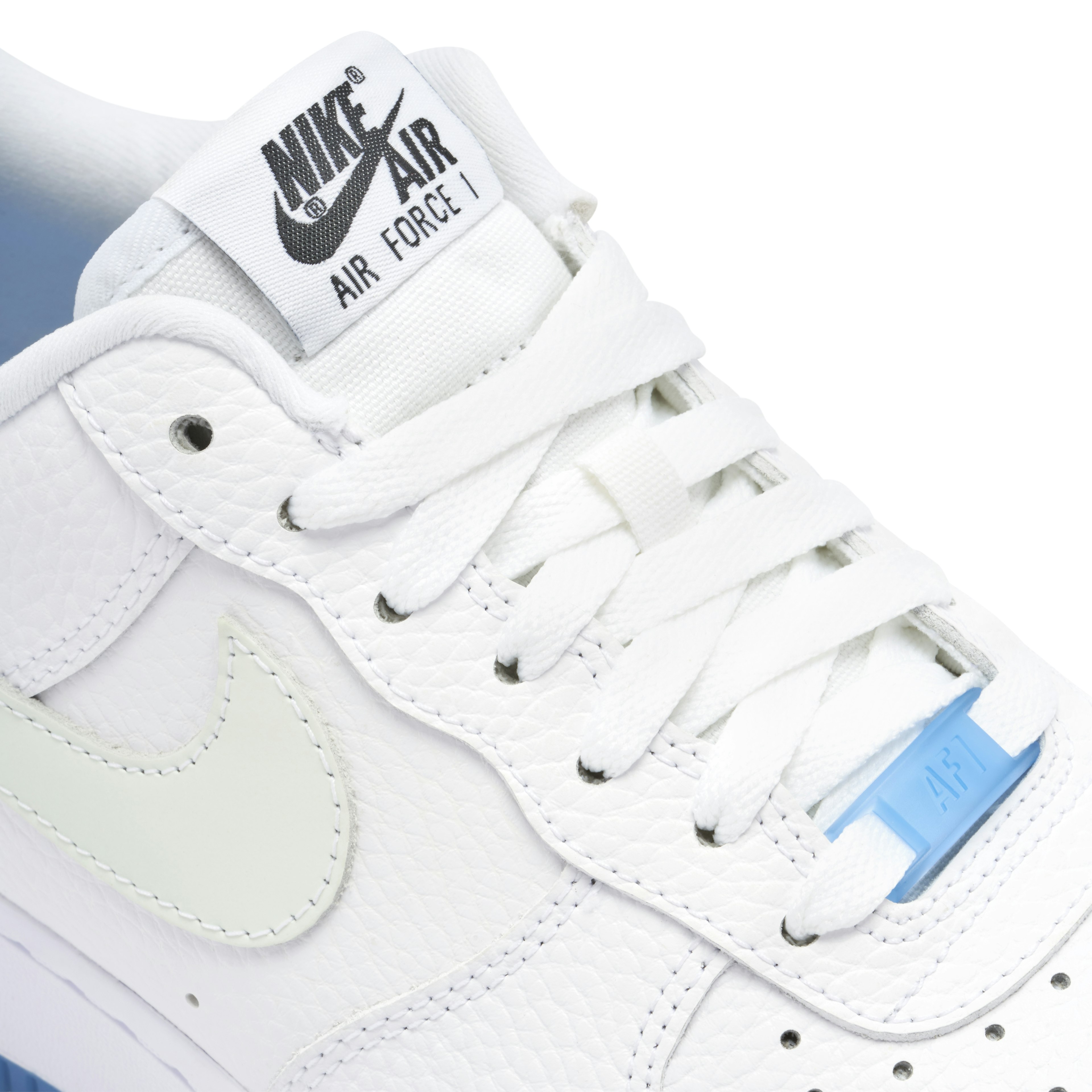 Air Force 1 Low UV Reactive Swoosh University Blue Womens
