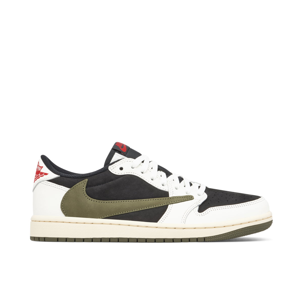Air Jordan 1 Low OG SP x Travis Scott Olive Womens | DZ4137-106 display picture 1