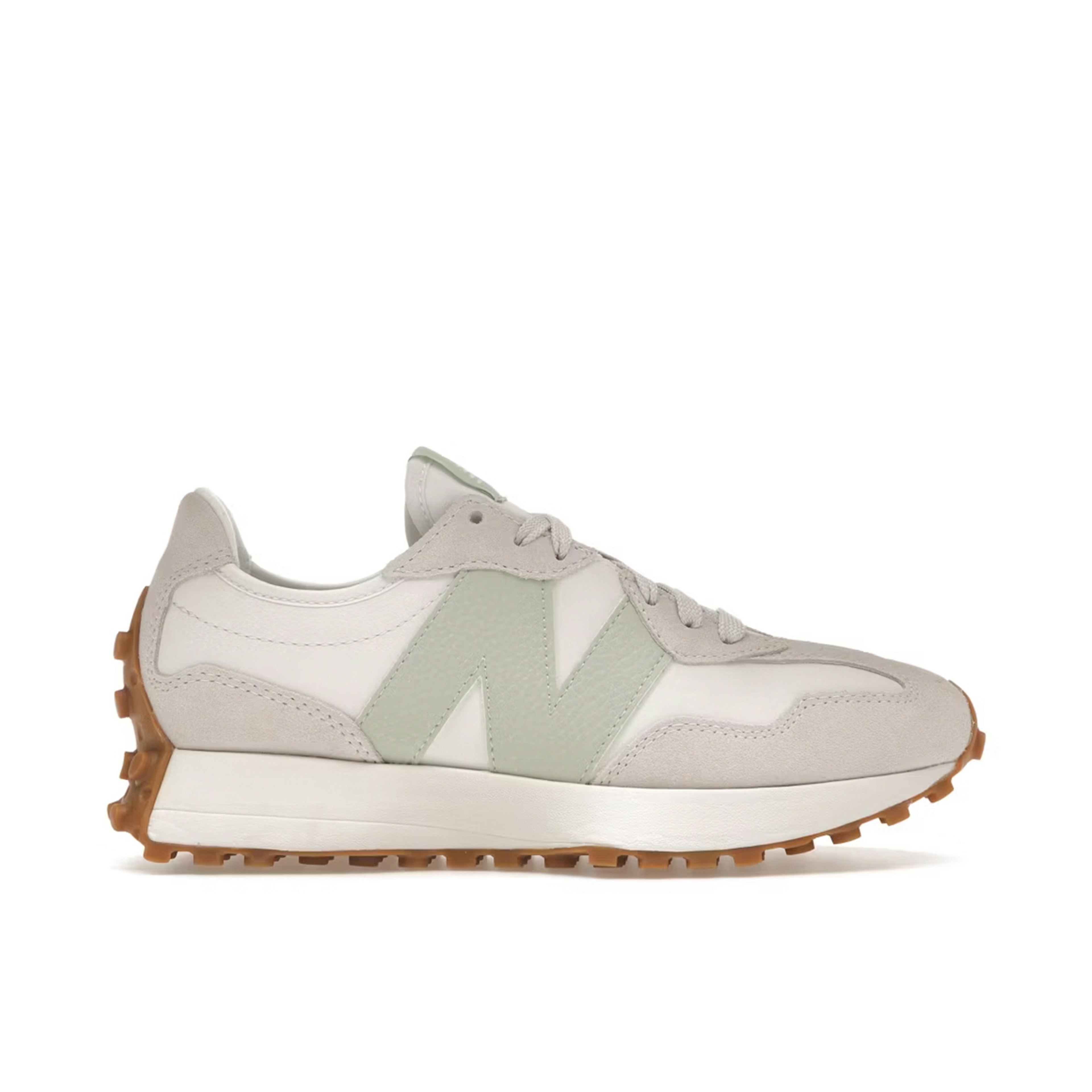 New Balance 327 Moonbeam Silver Moss Womens