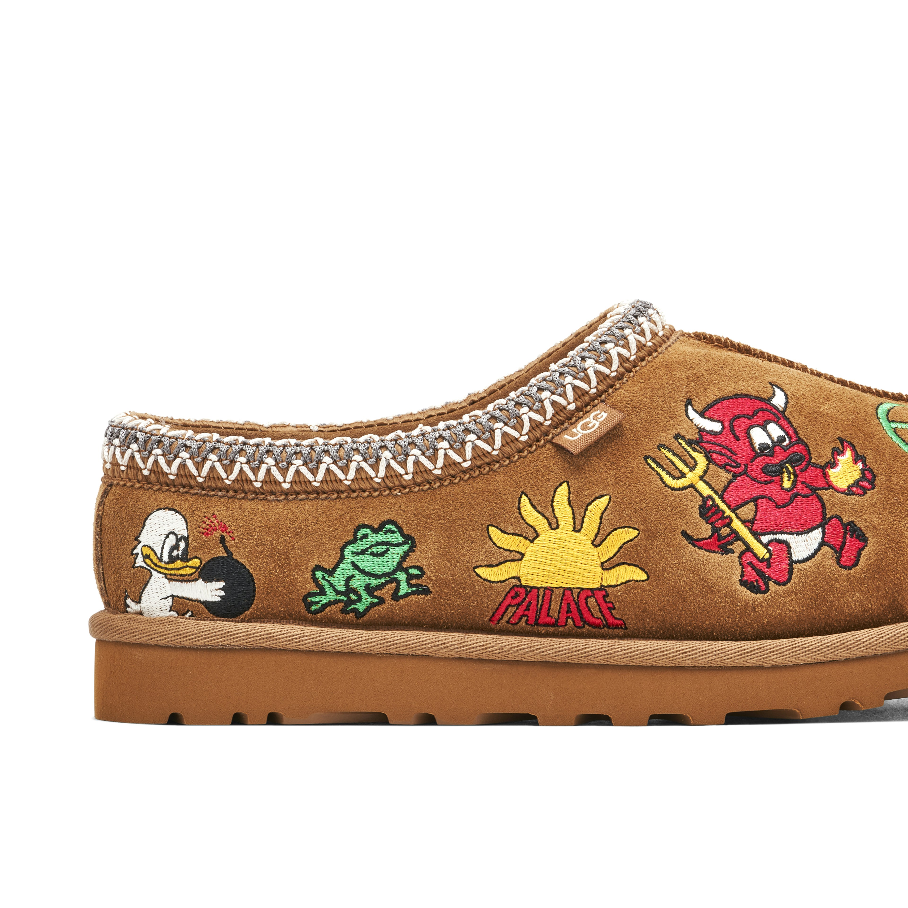 UGG x Palace Tasman Slipper Chestnut