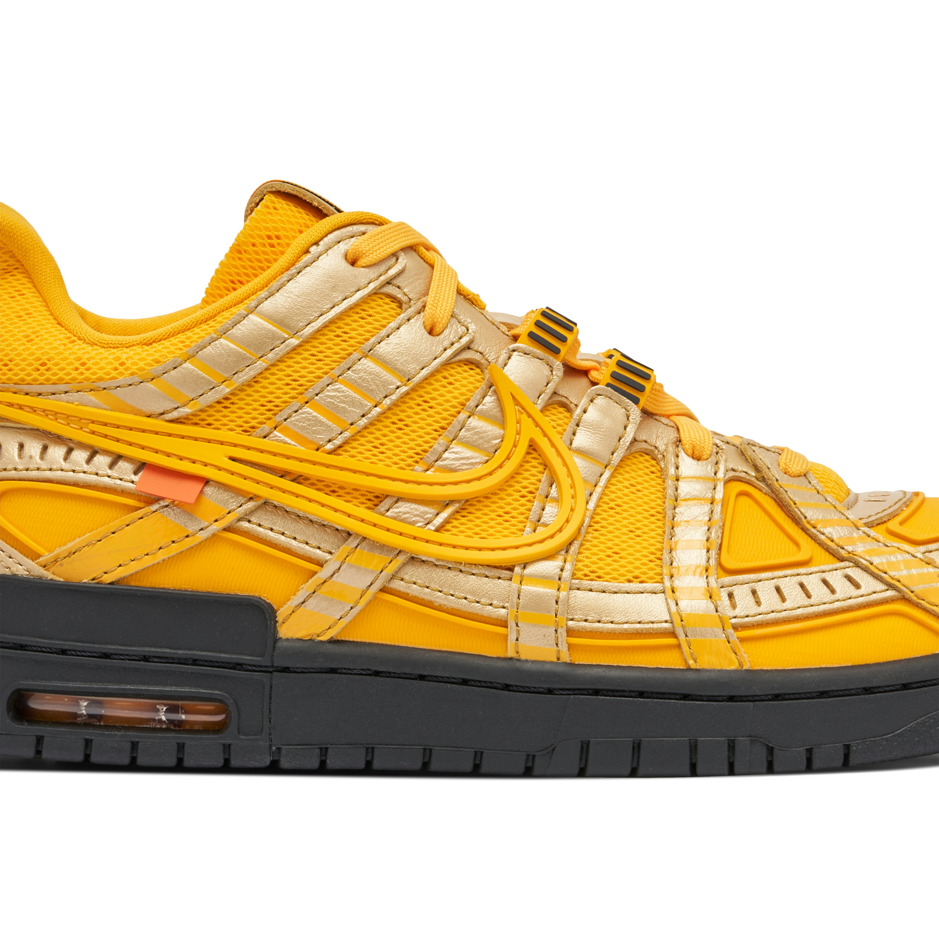 Rubber Dunk x Off White University Gold