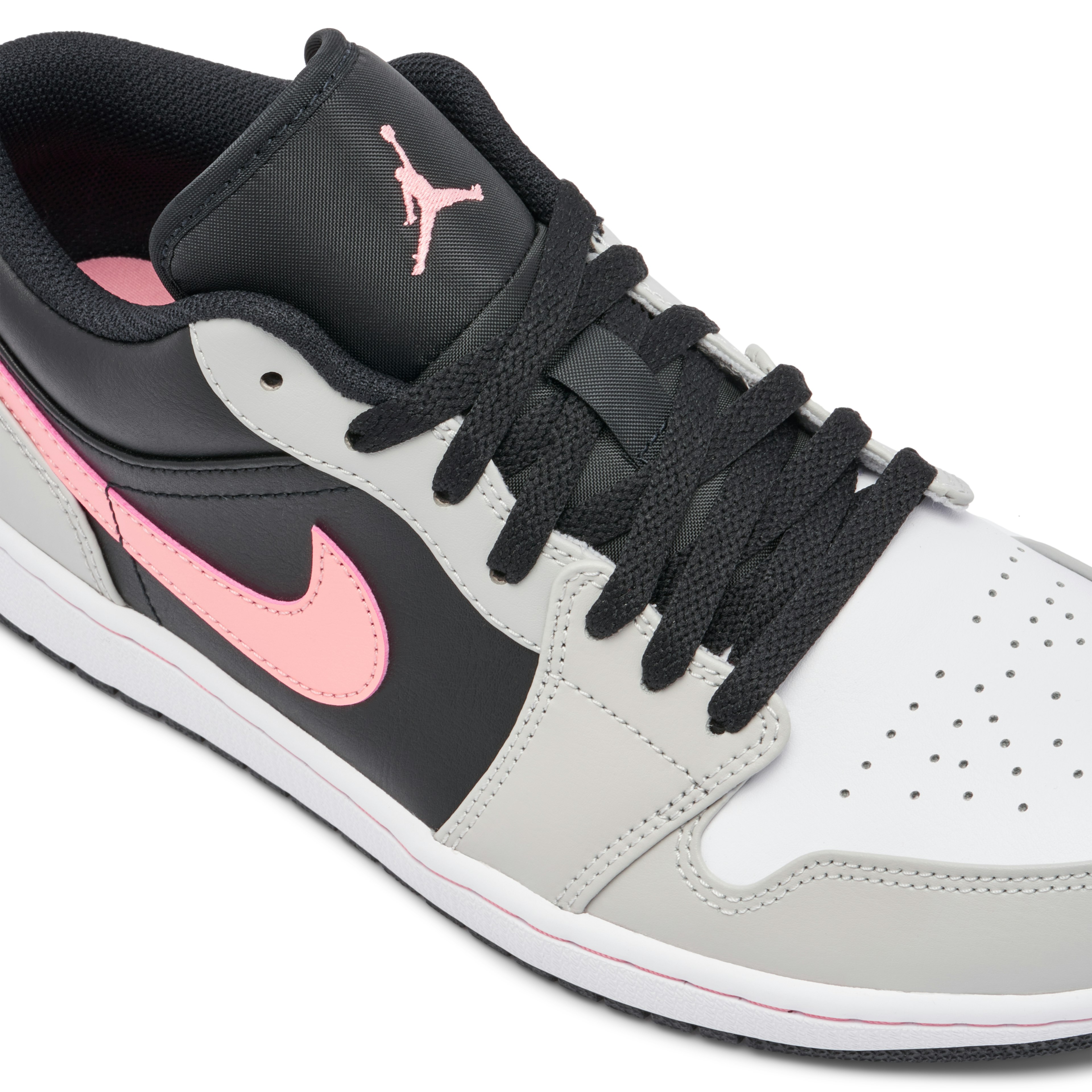 Air Jordan 1 Low Grey Black Pink