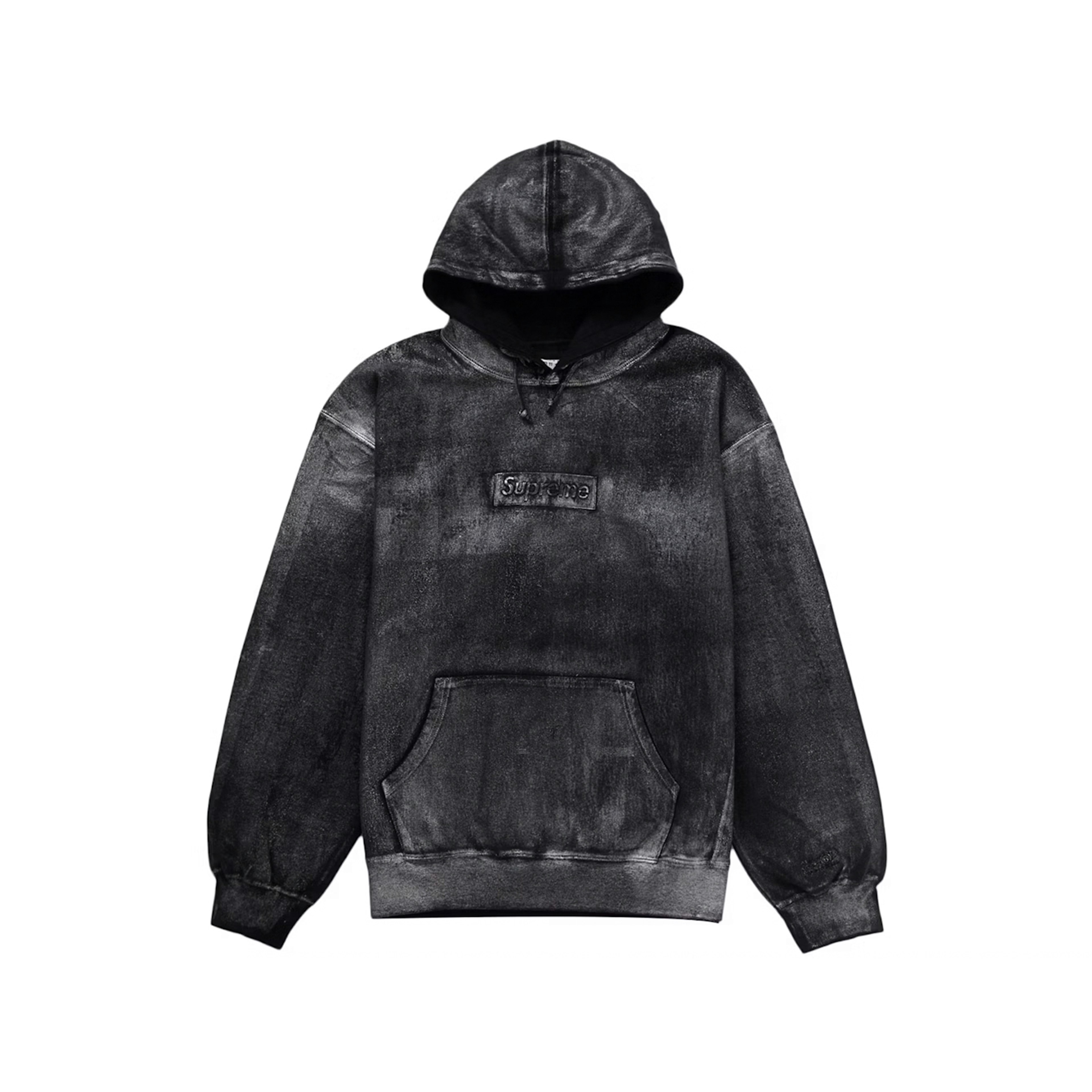 Supreme MM6 Maison Margiela Foil Box Logo Hooded Sweatshirt Black