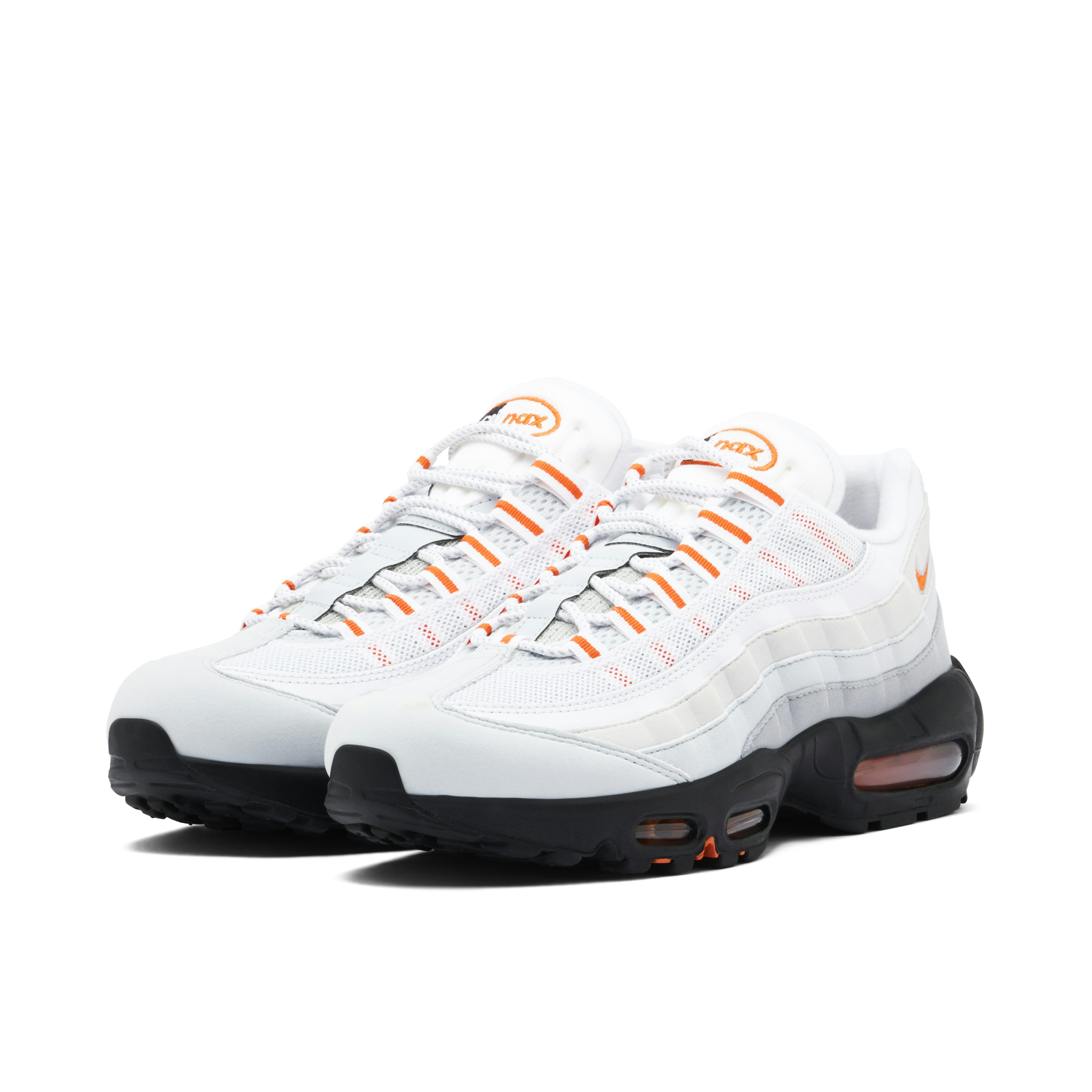 Nike Air Max 95 Wolf Grey Safety Orange Pure Platinum