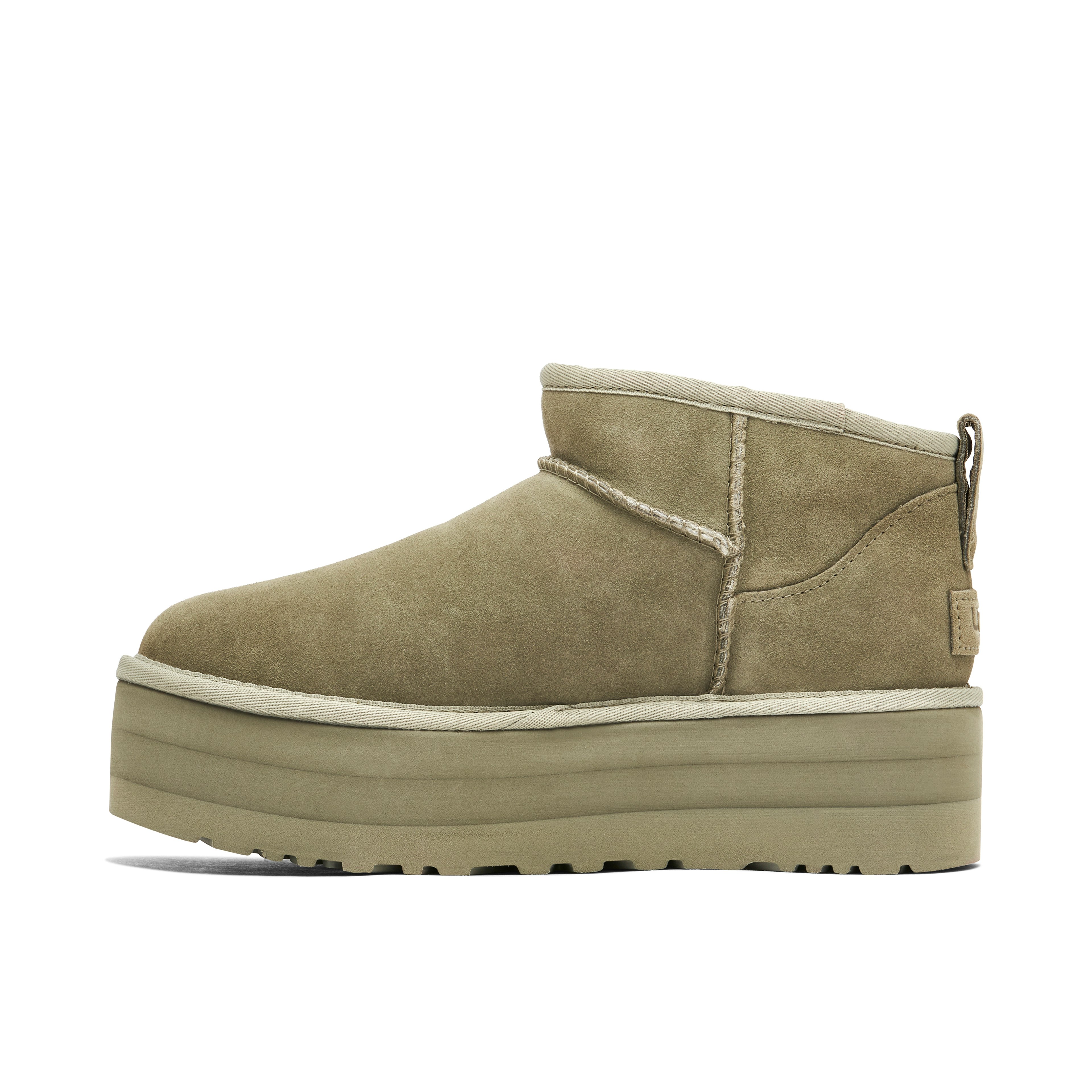 UGG Classic Ultra Mini Platform Moss Green Womens
