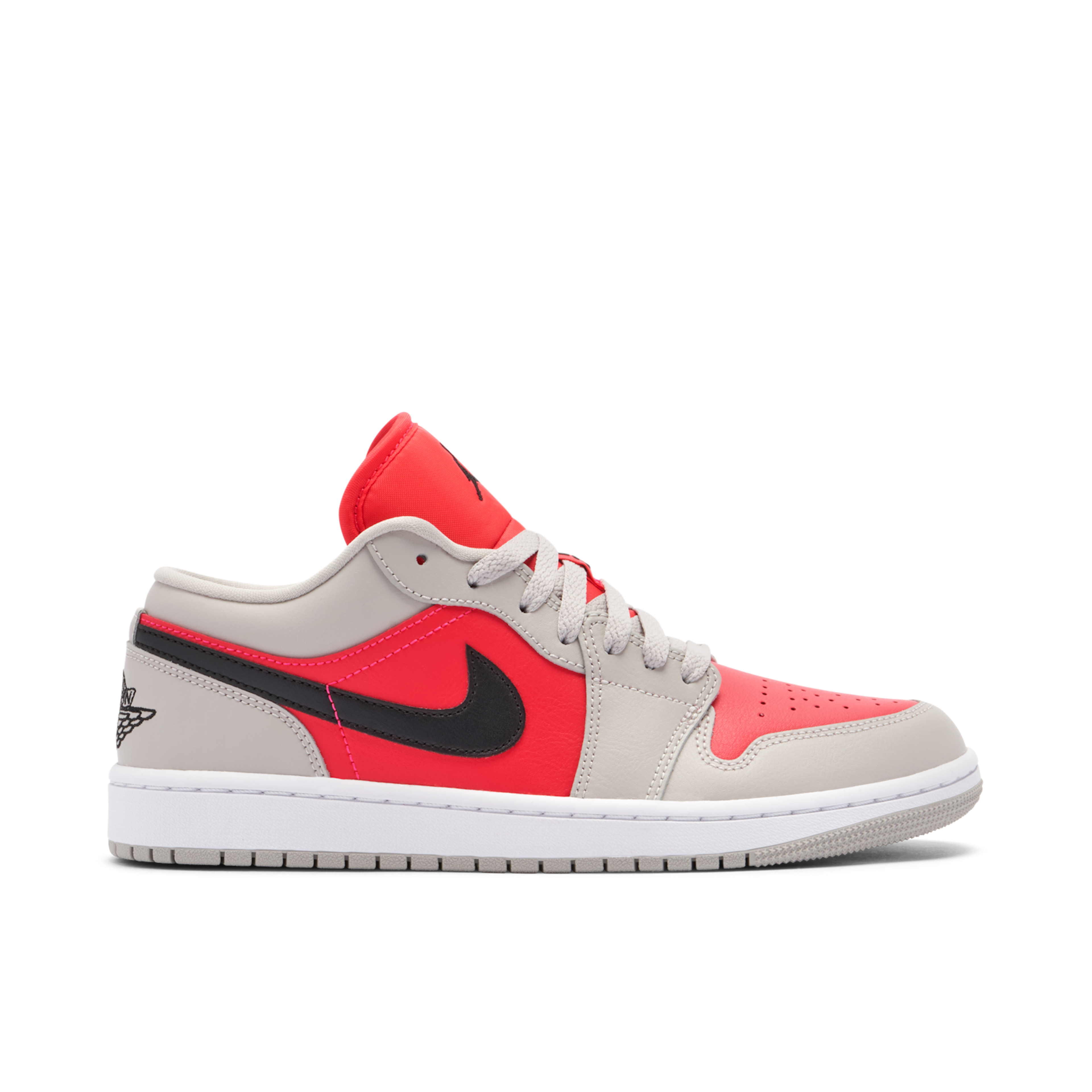 Air Jordan 1 Low Light Iron Red Femme