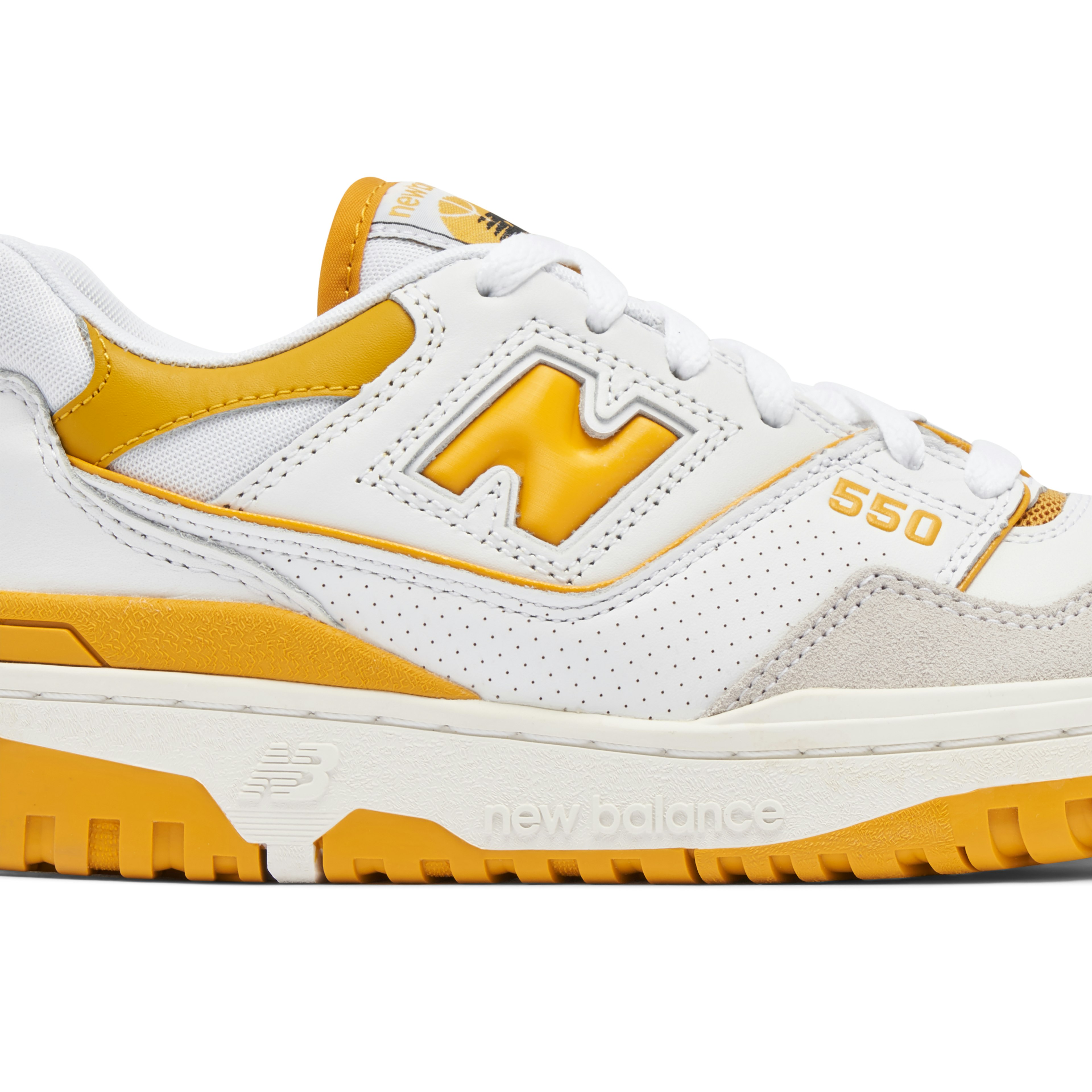 New Balance 550 Sea Salt Varsity Gold