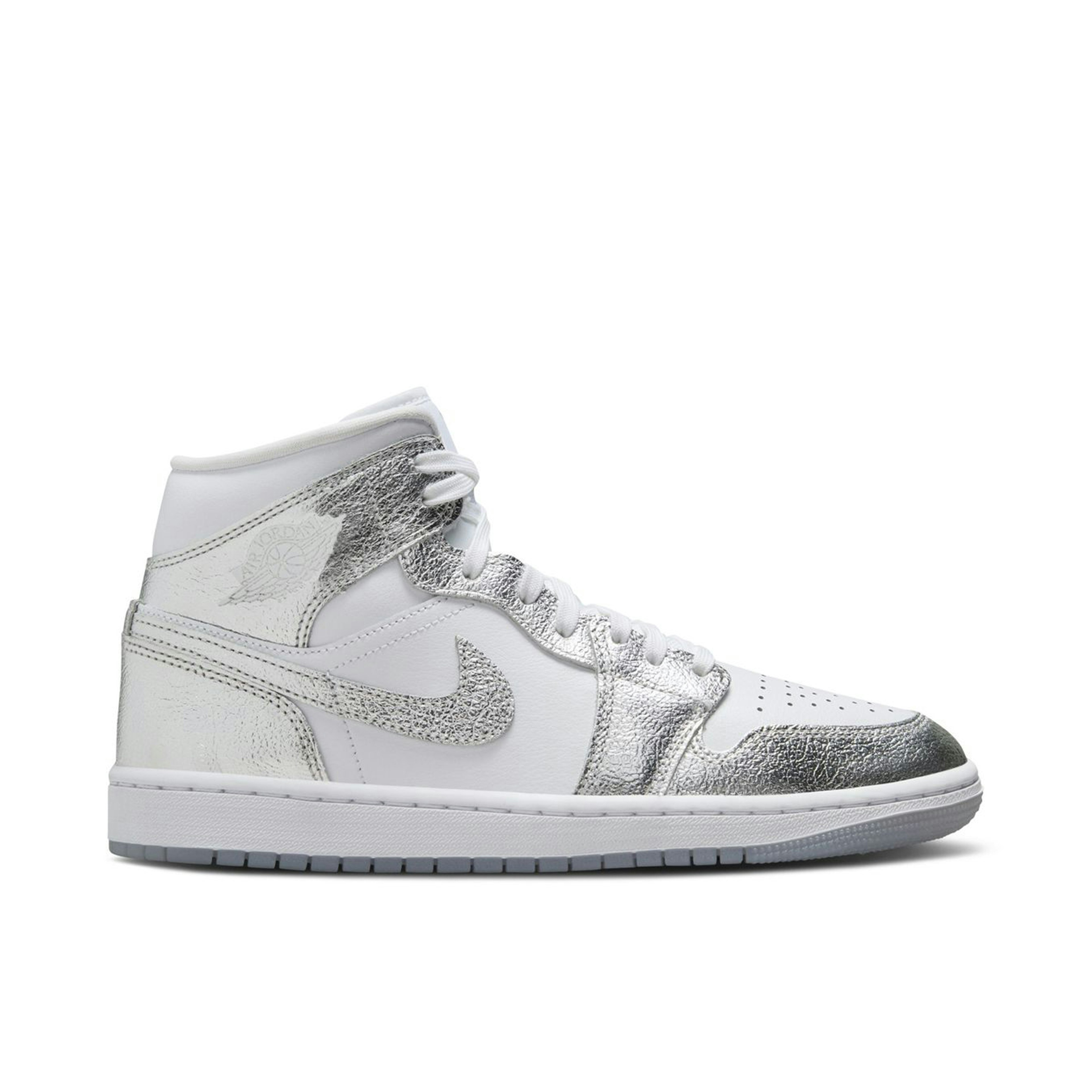 Air Jordan 1 Mid SE Metallic Silver Womens