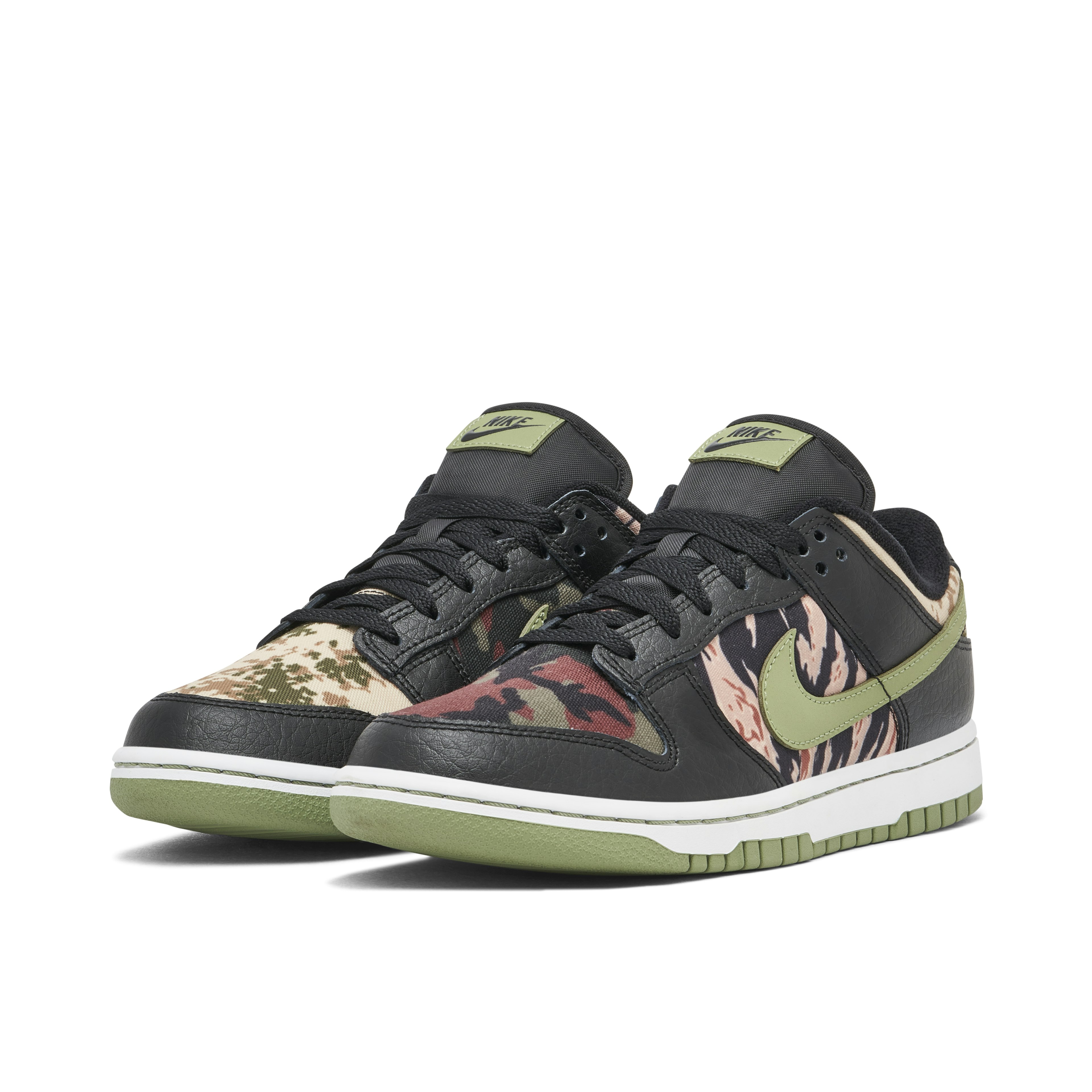 Nike Dunk Low Crazy Camo Oil Green