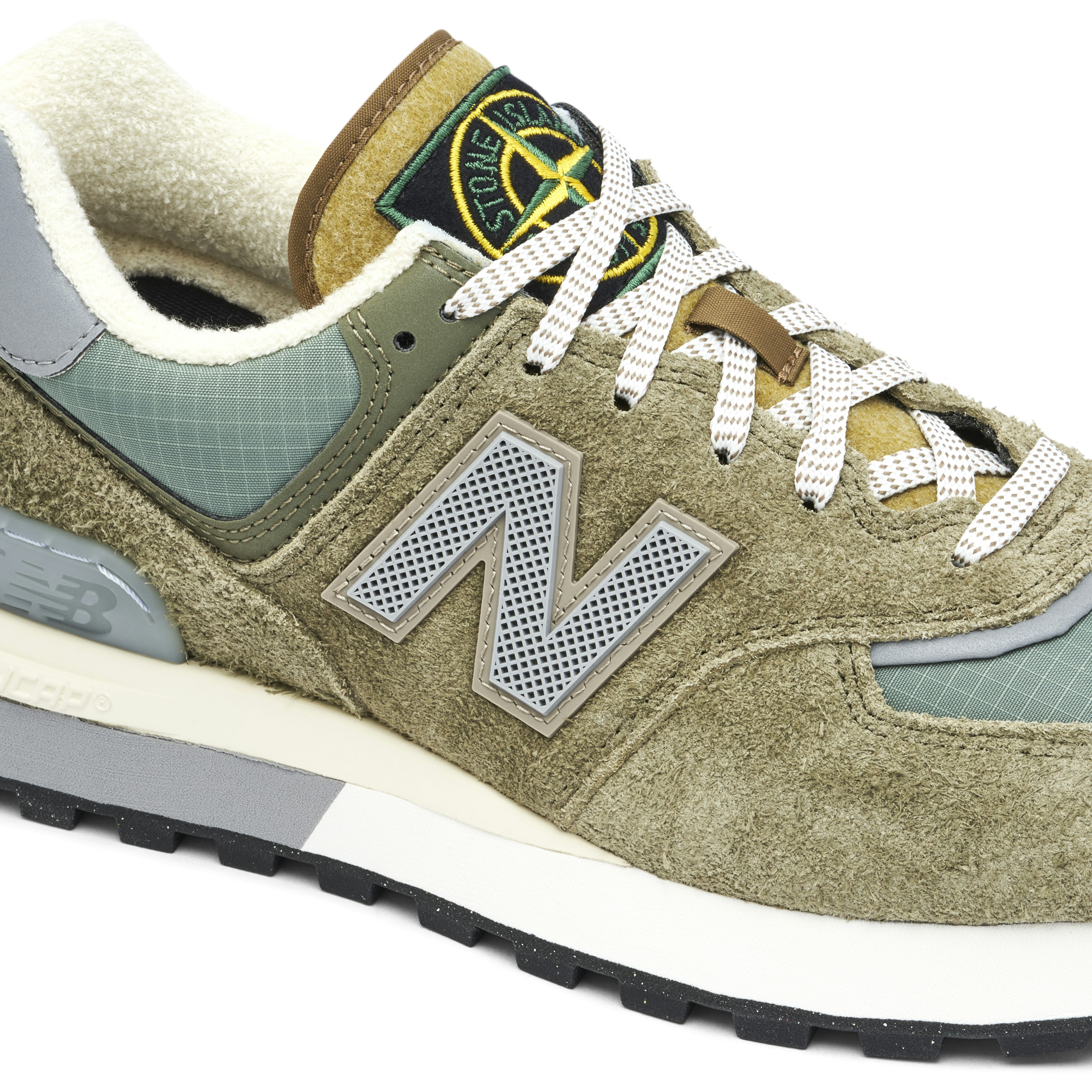 New Balance 574 x Stone Island Olive Green