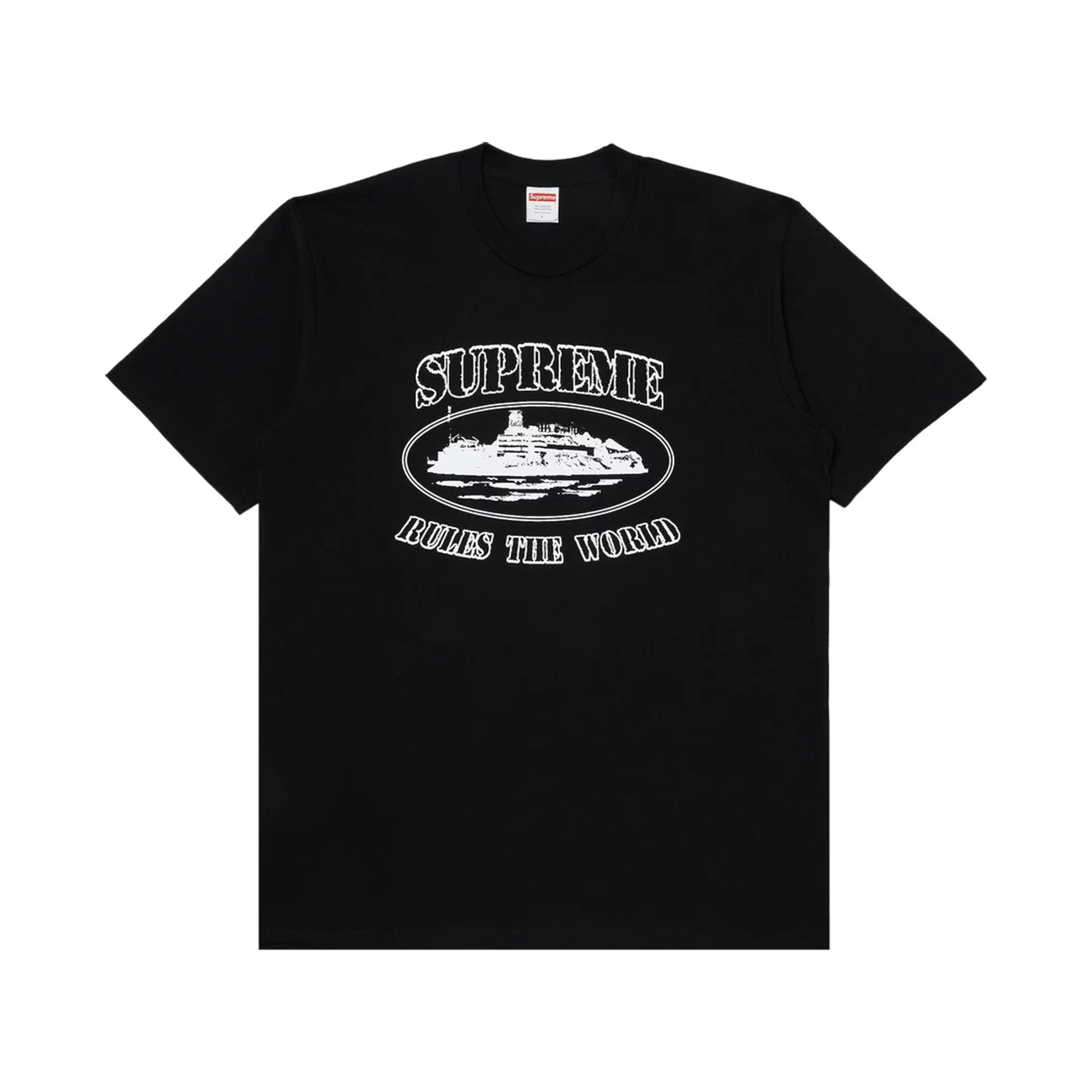 Supreme Corteiz Rules The World Tee Black