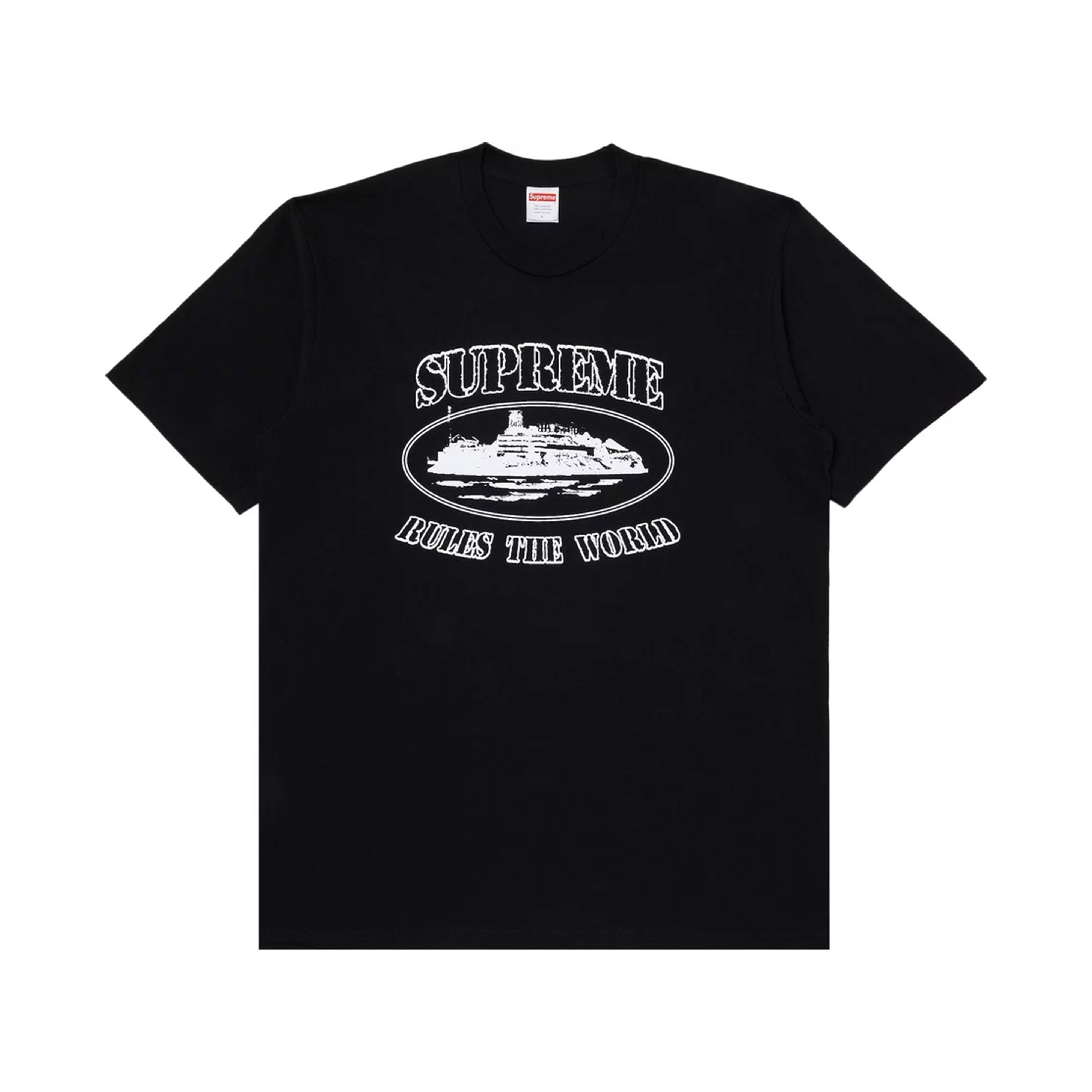 Supreme Corteiz Rules The World Tee Black | SUPREME-00056 | Laced