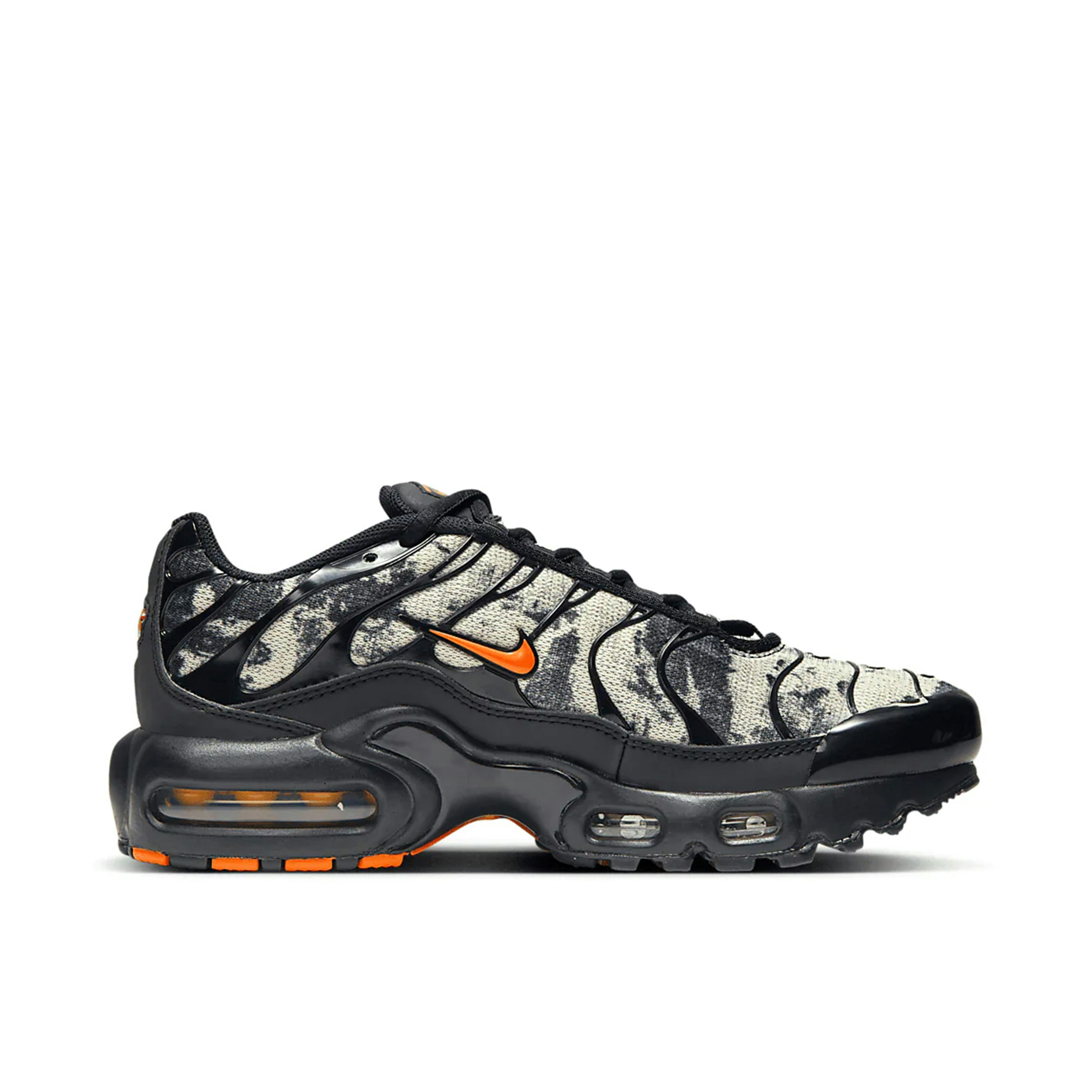 Nike Air Max Plus Black Orange Camo GS