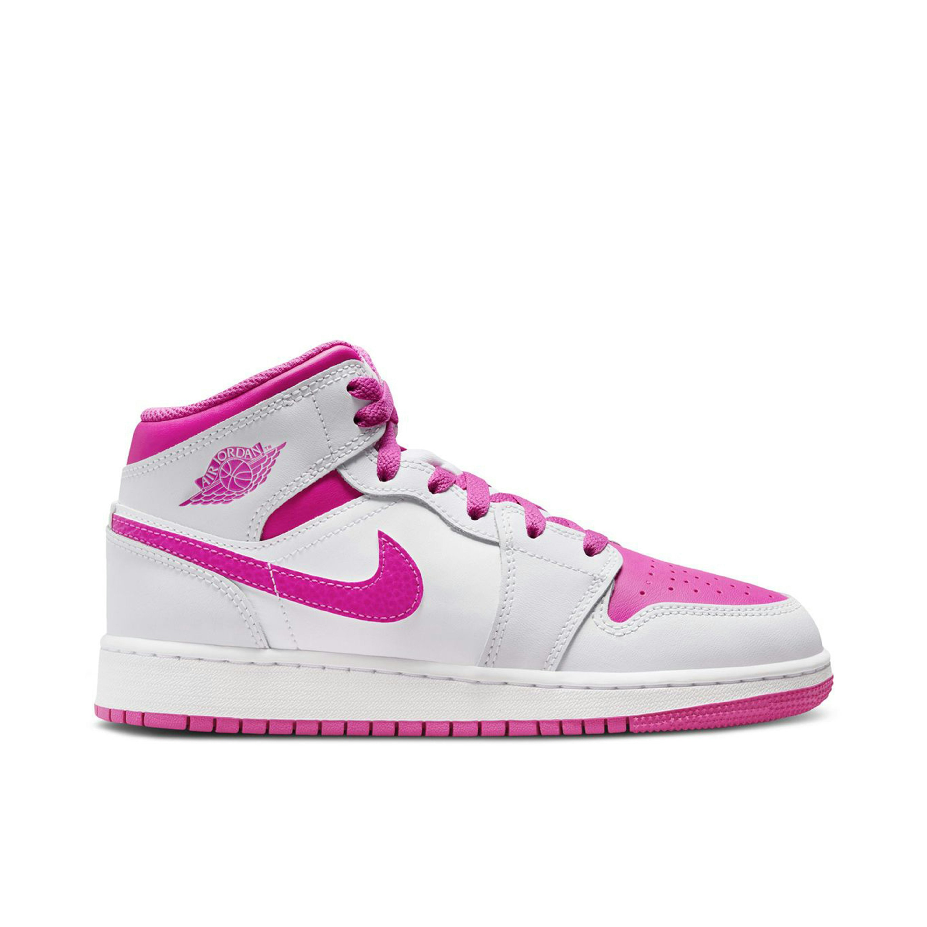 Air Jordan 1 Mid Fire Pink GS