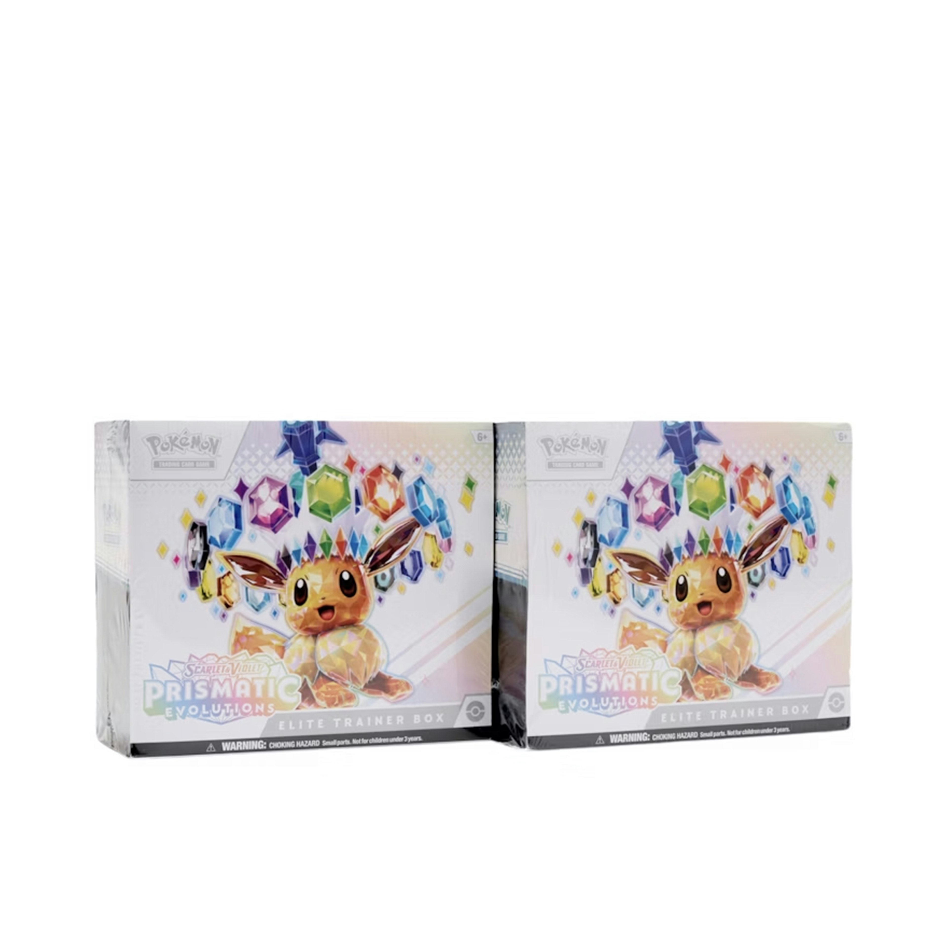 Pokémon Scarlet & Violet Prismatic Evolutions Elite Trainer Box 2x Lot