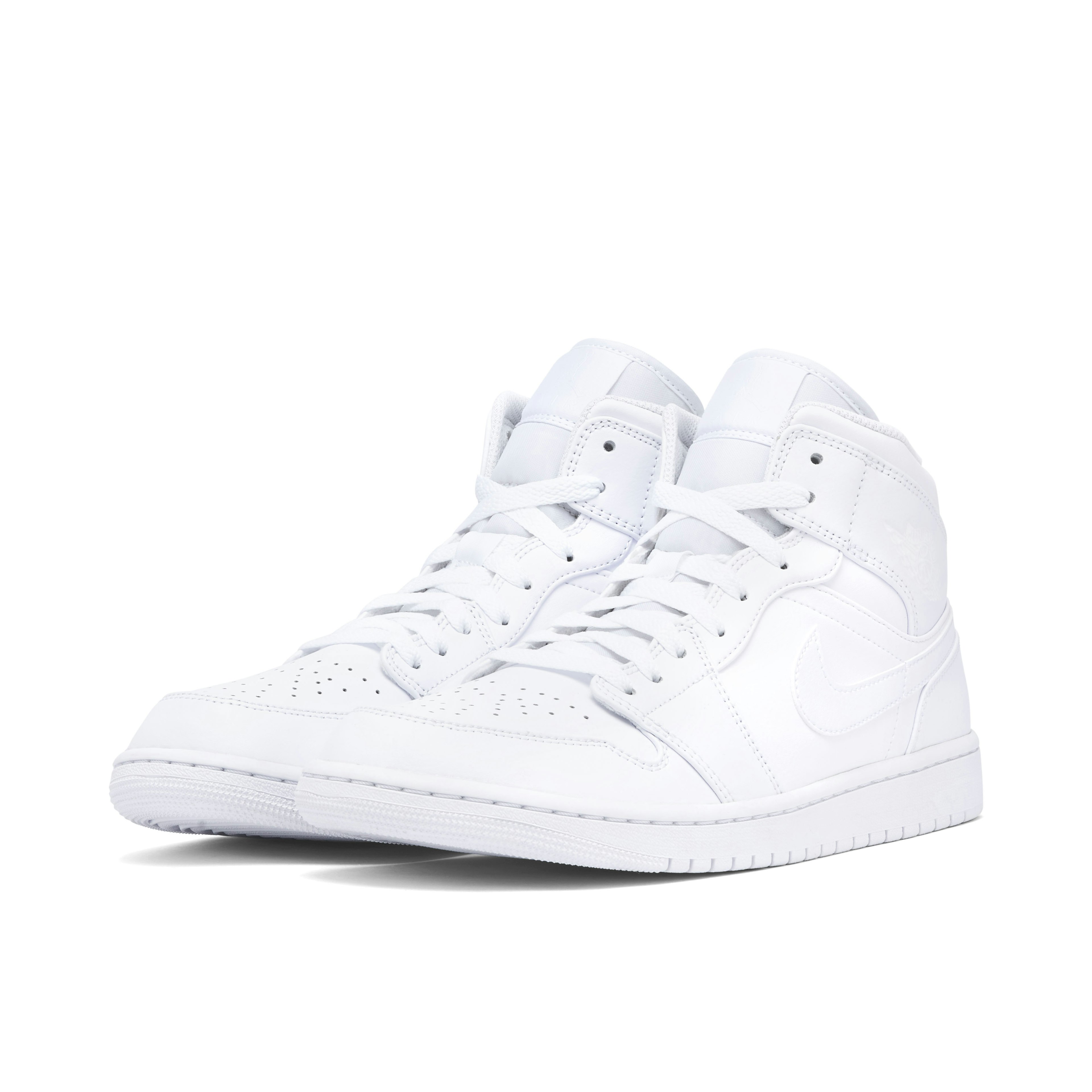 Air Jordan 1 Mid Triple White