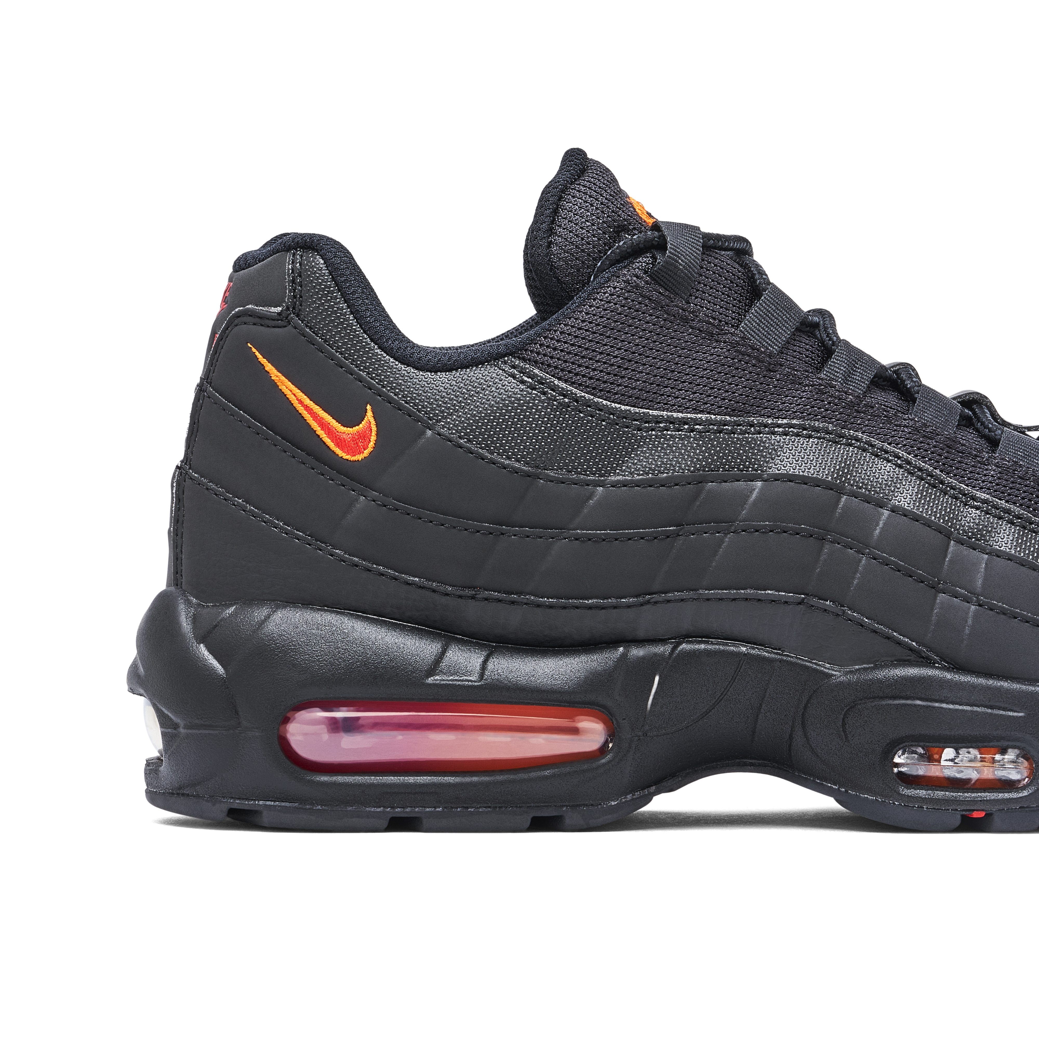 Black grey and orange air max 95 best sale