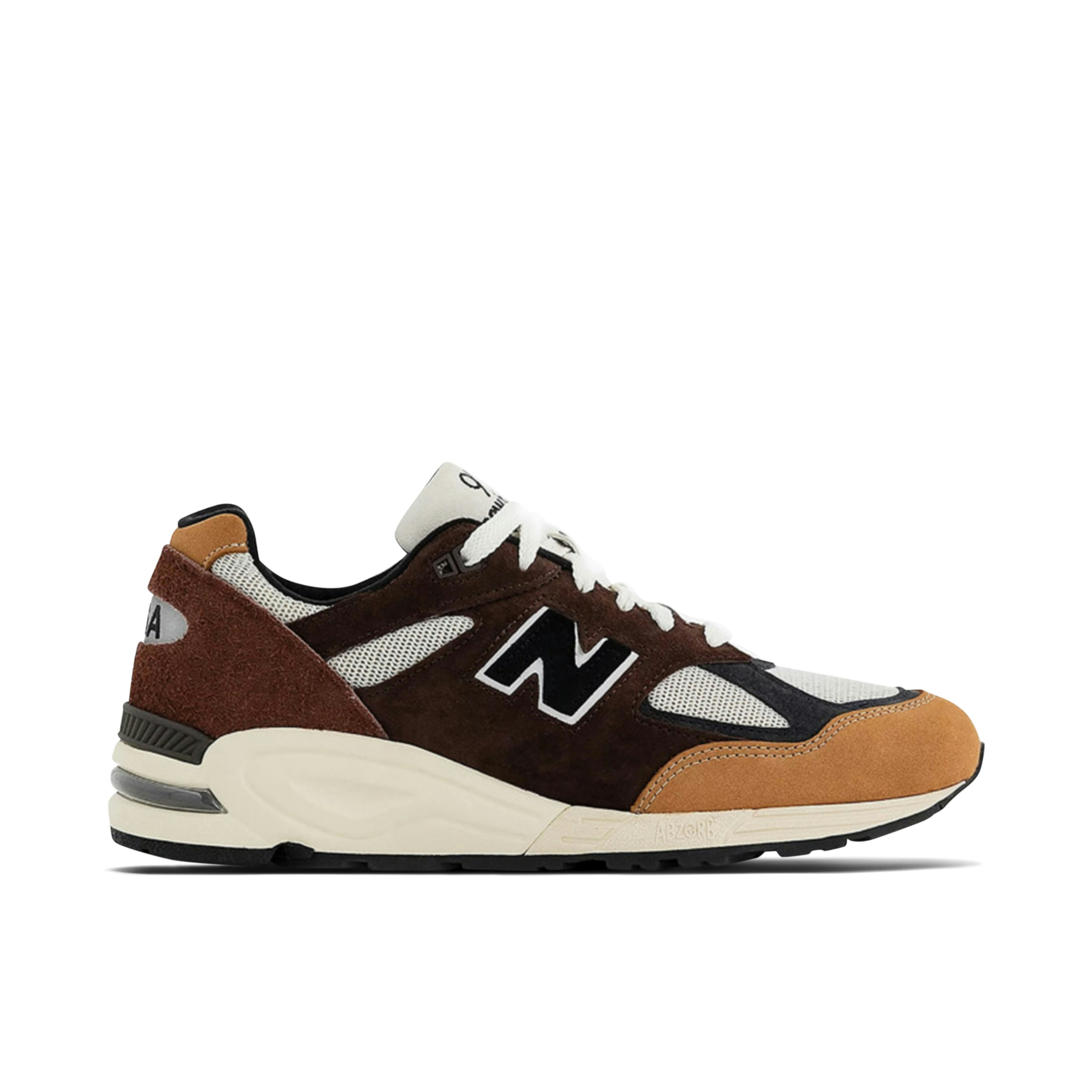 New Balance 990v3 Made in USA Brown White