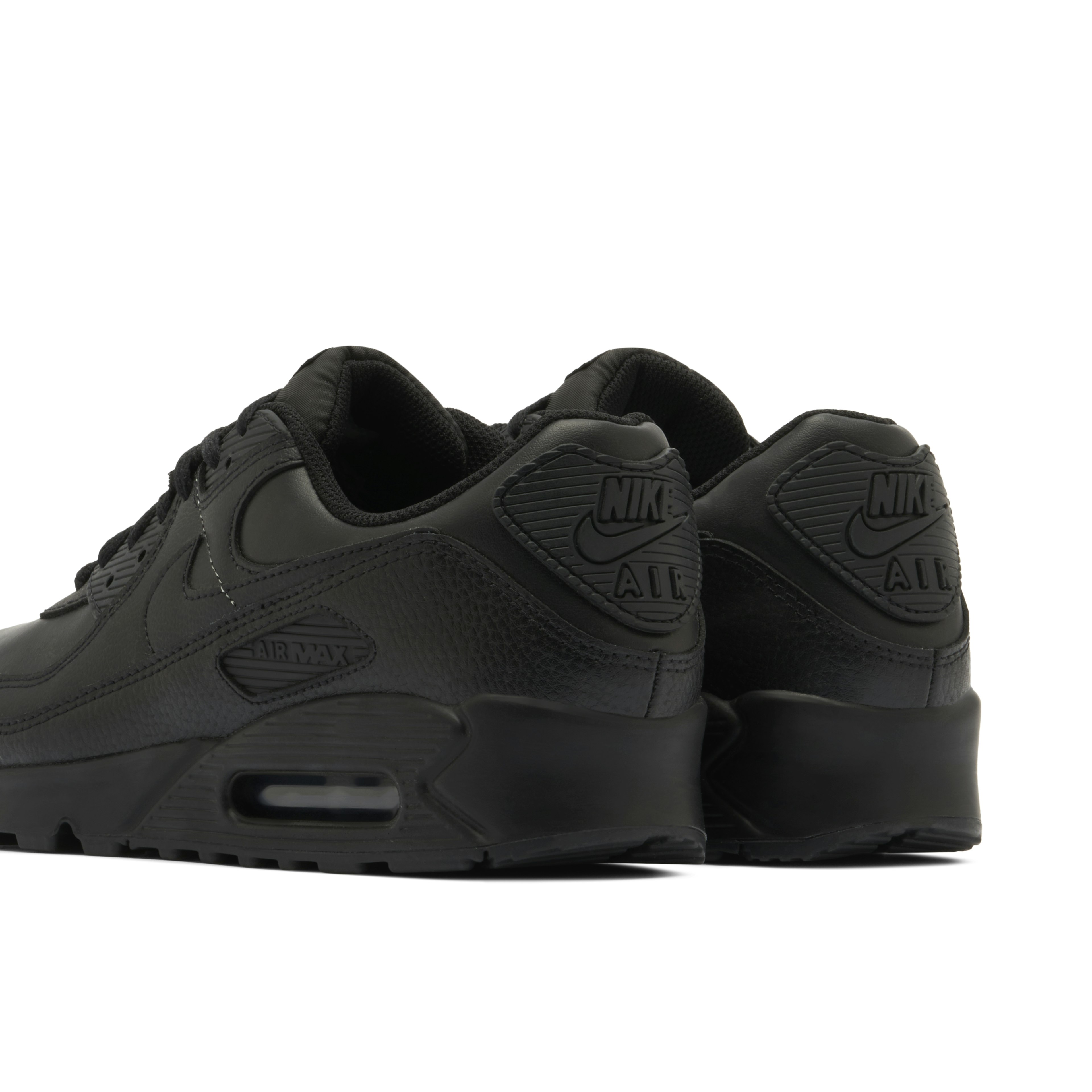 Nike Air Max 90 Triple Black Leather 2020