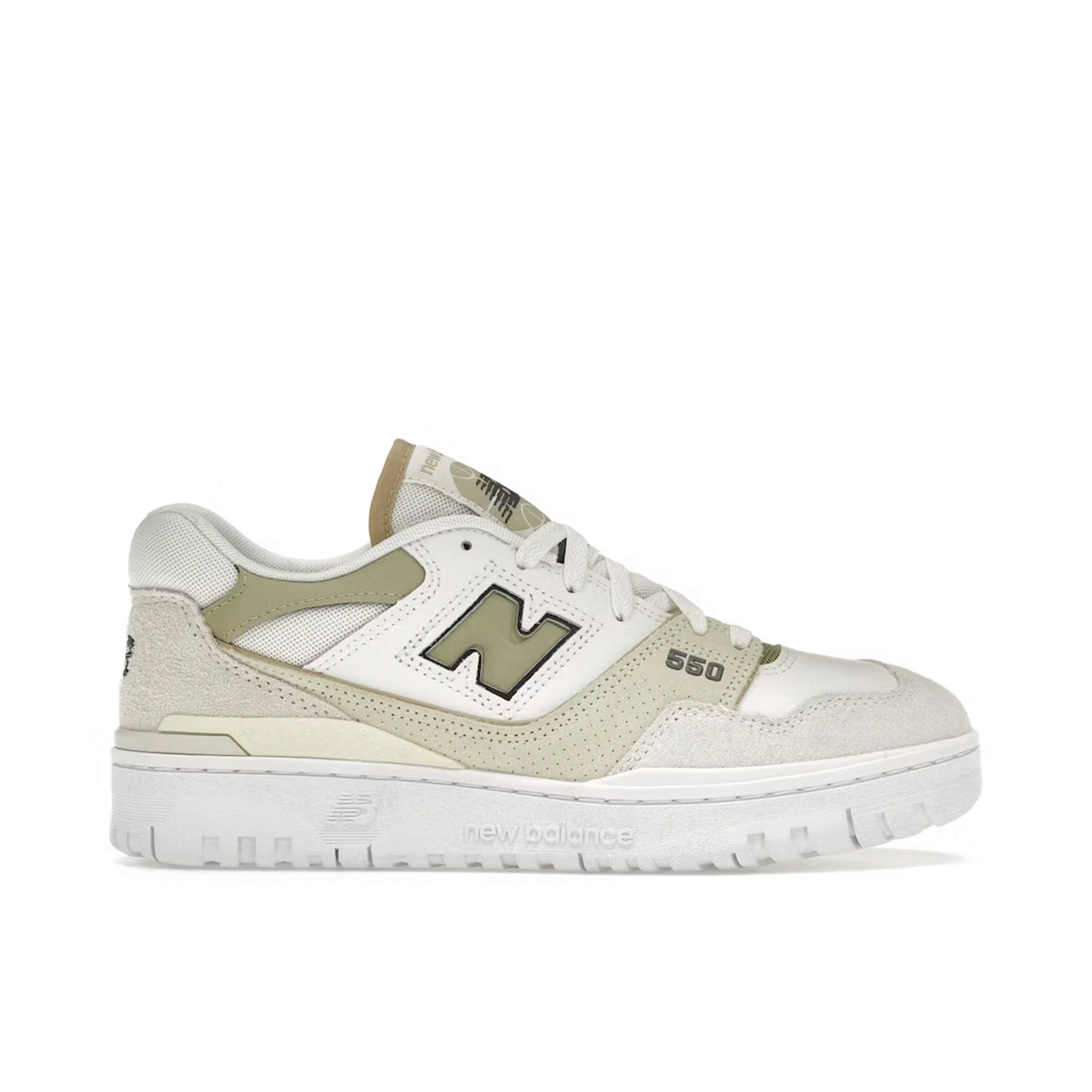 New Balance 550 Sea Salt Olive Womens