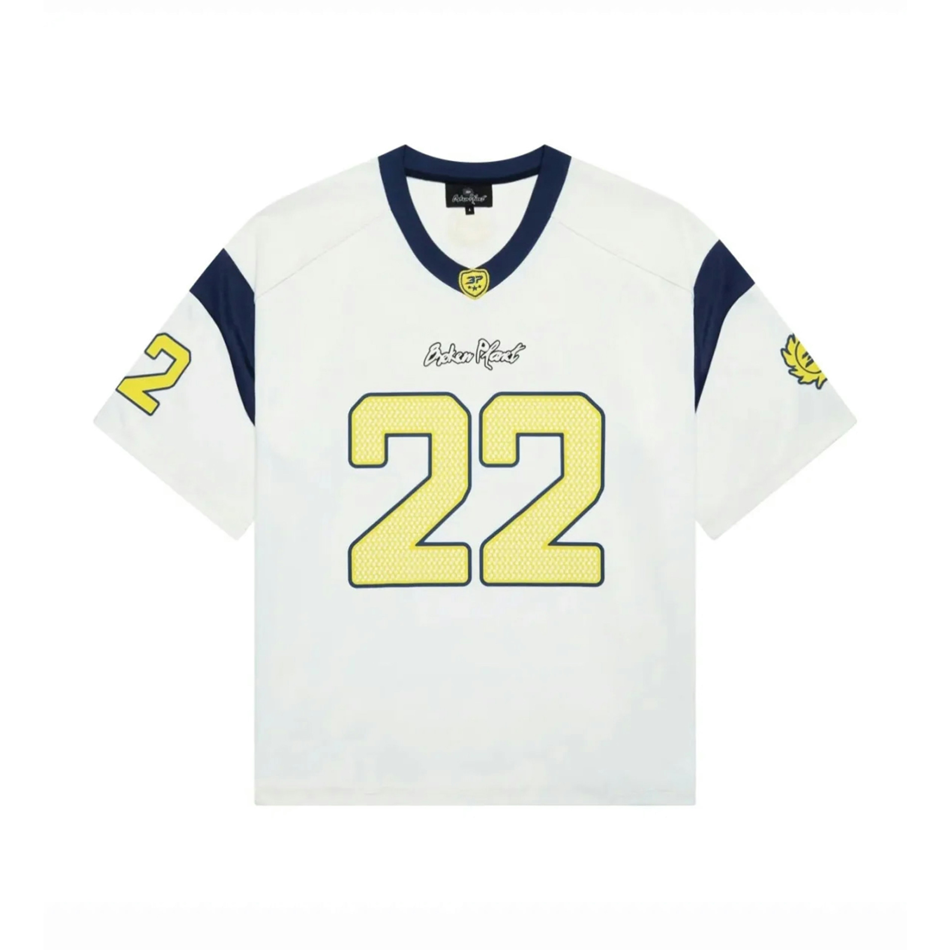 Broken Planet Football Jersey White/Blue