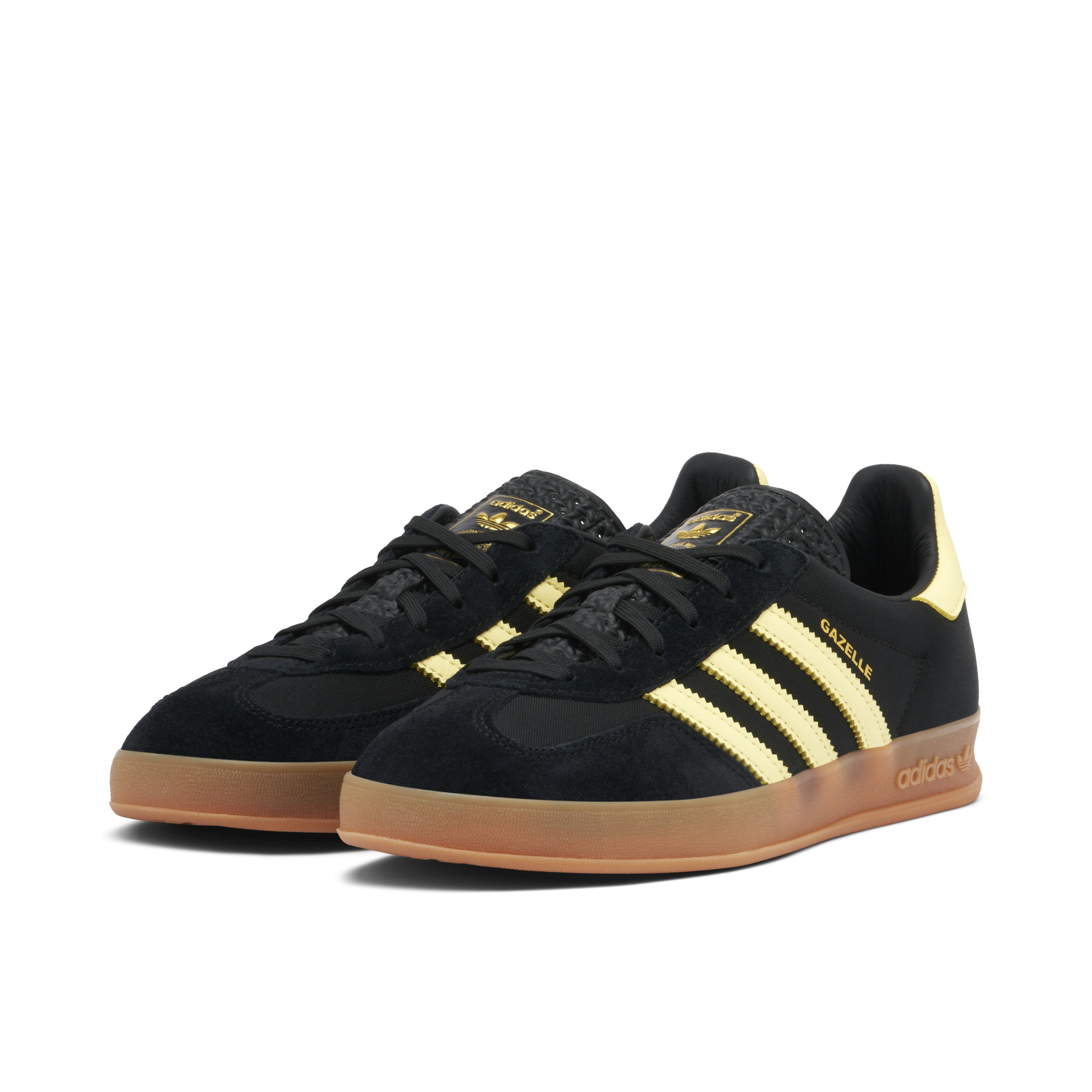 Adidas Gazelle Indoor Black Almost Yellow Gum