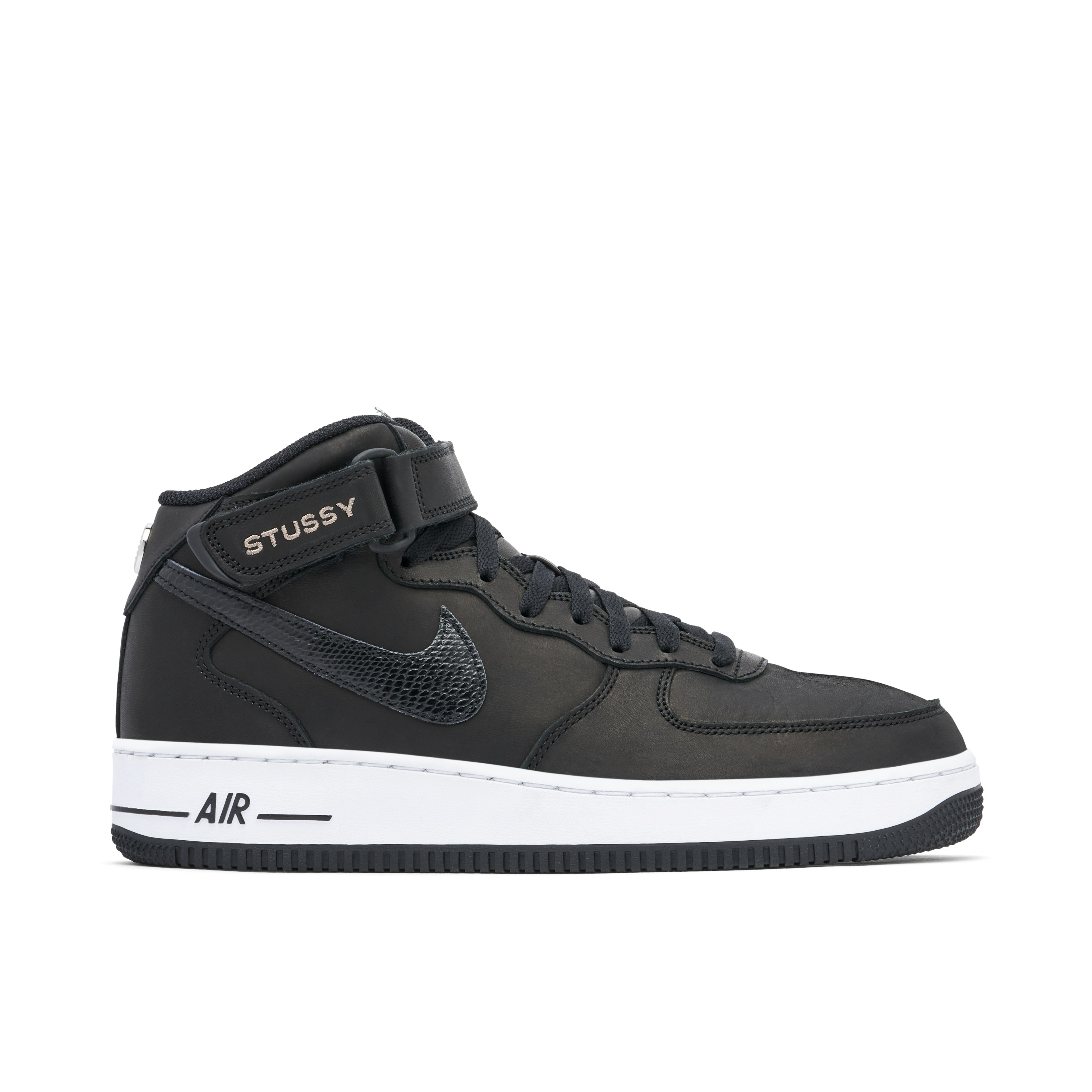 Stussy x Nike Air Force 1 Mid Black