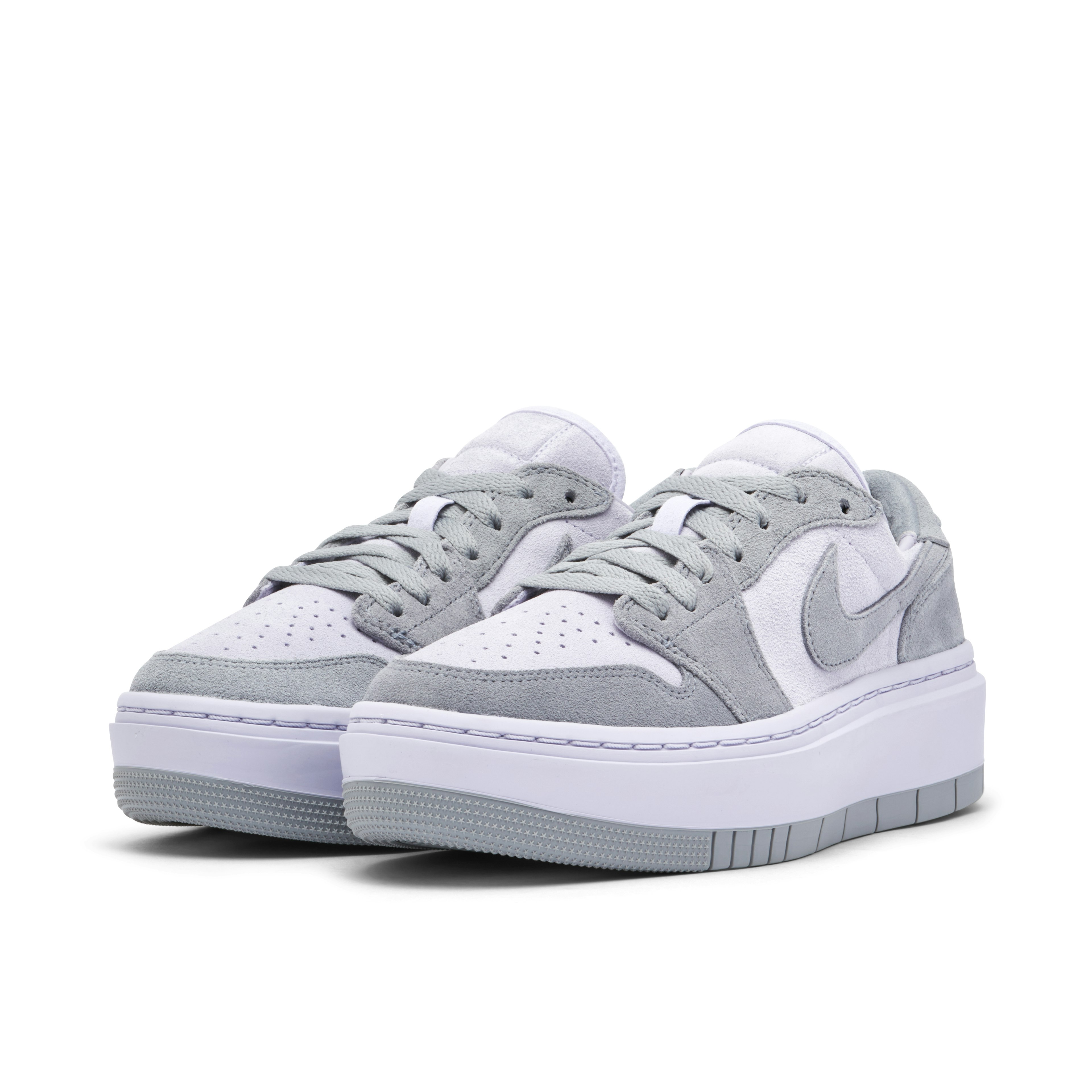 Air Jordan 1 Low LV8D Suede Stealth Titanium Femme