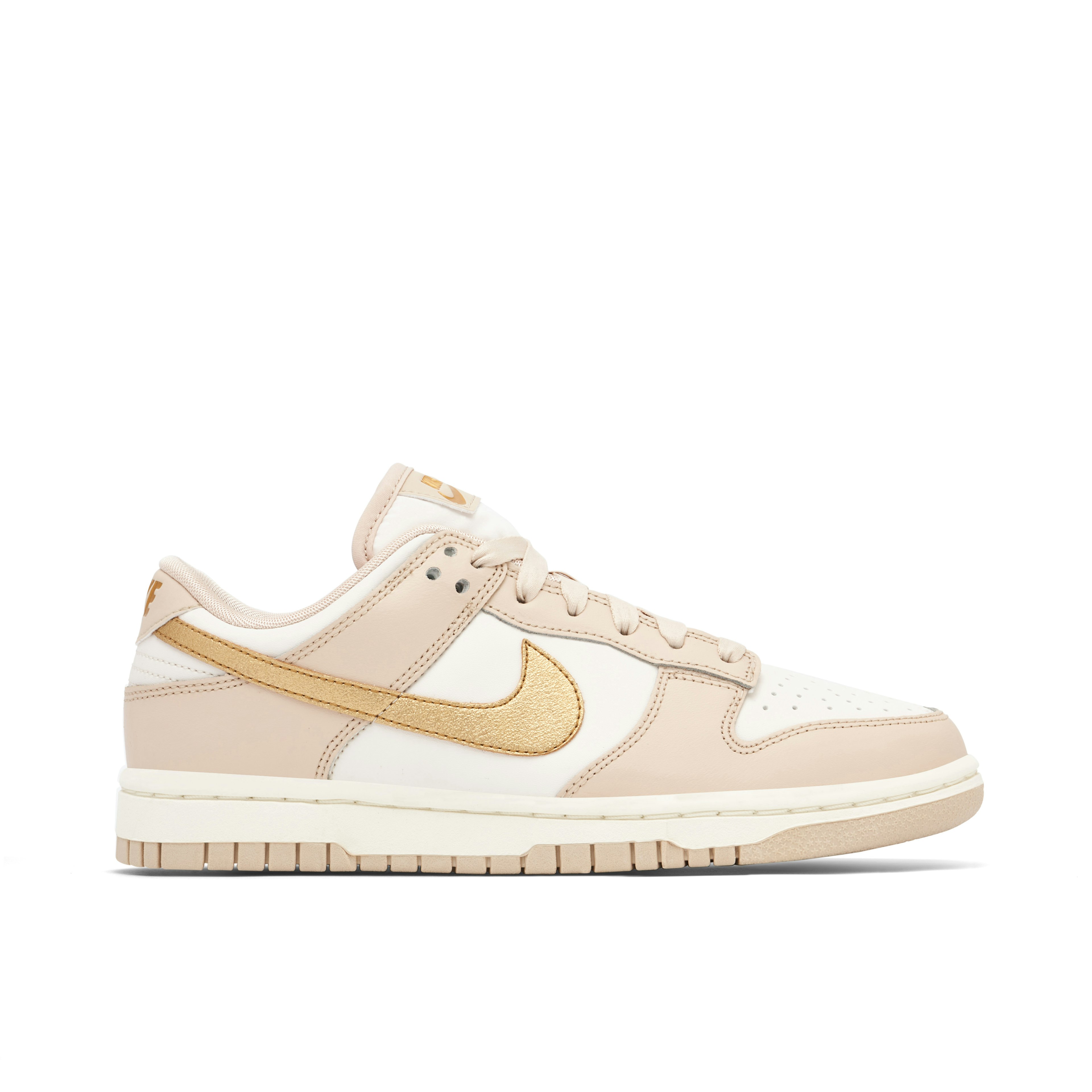 Nike Dunk Low Golden Swoosh Tan Femme