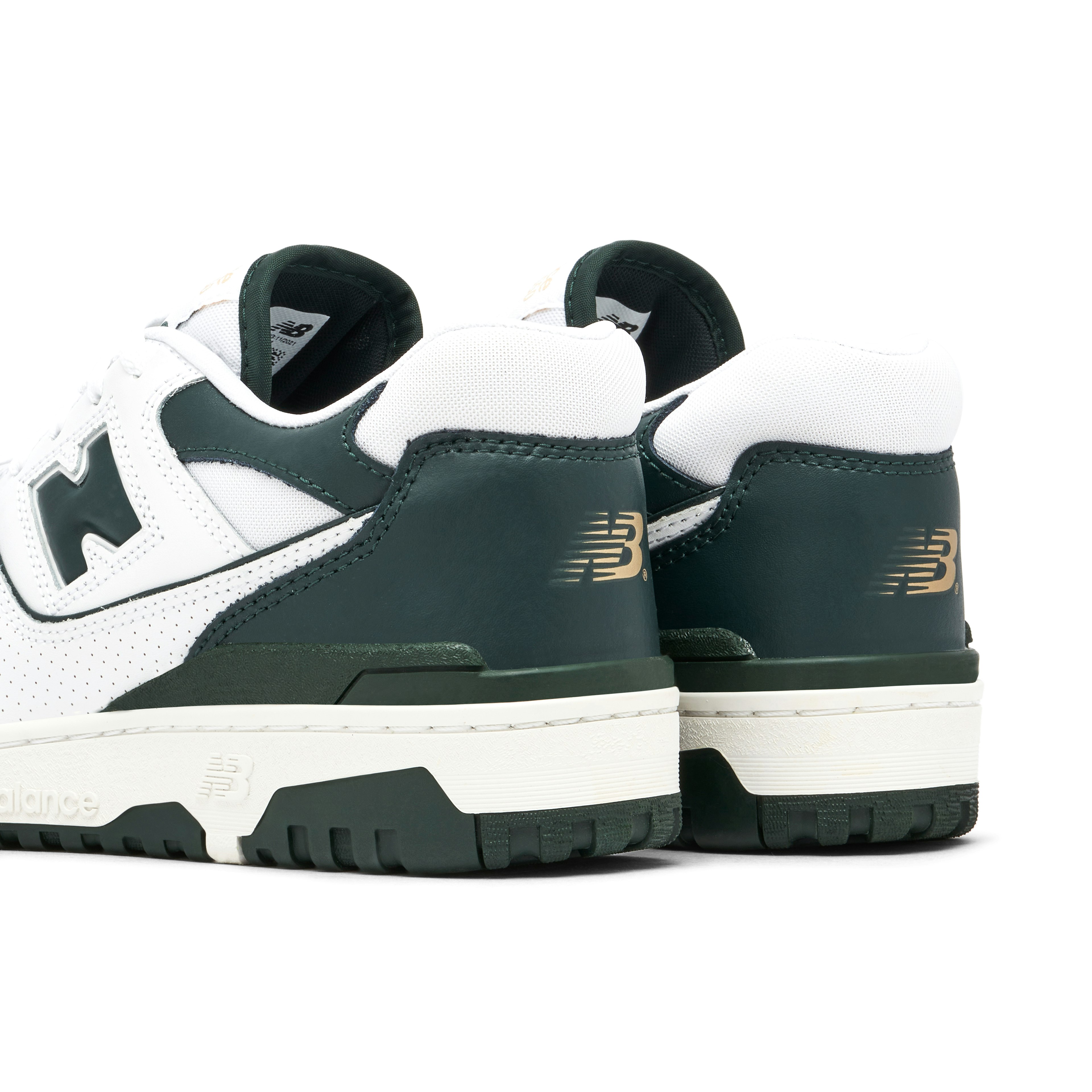 New Balance 550 White Dark Green
