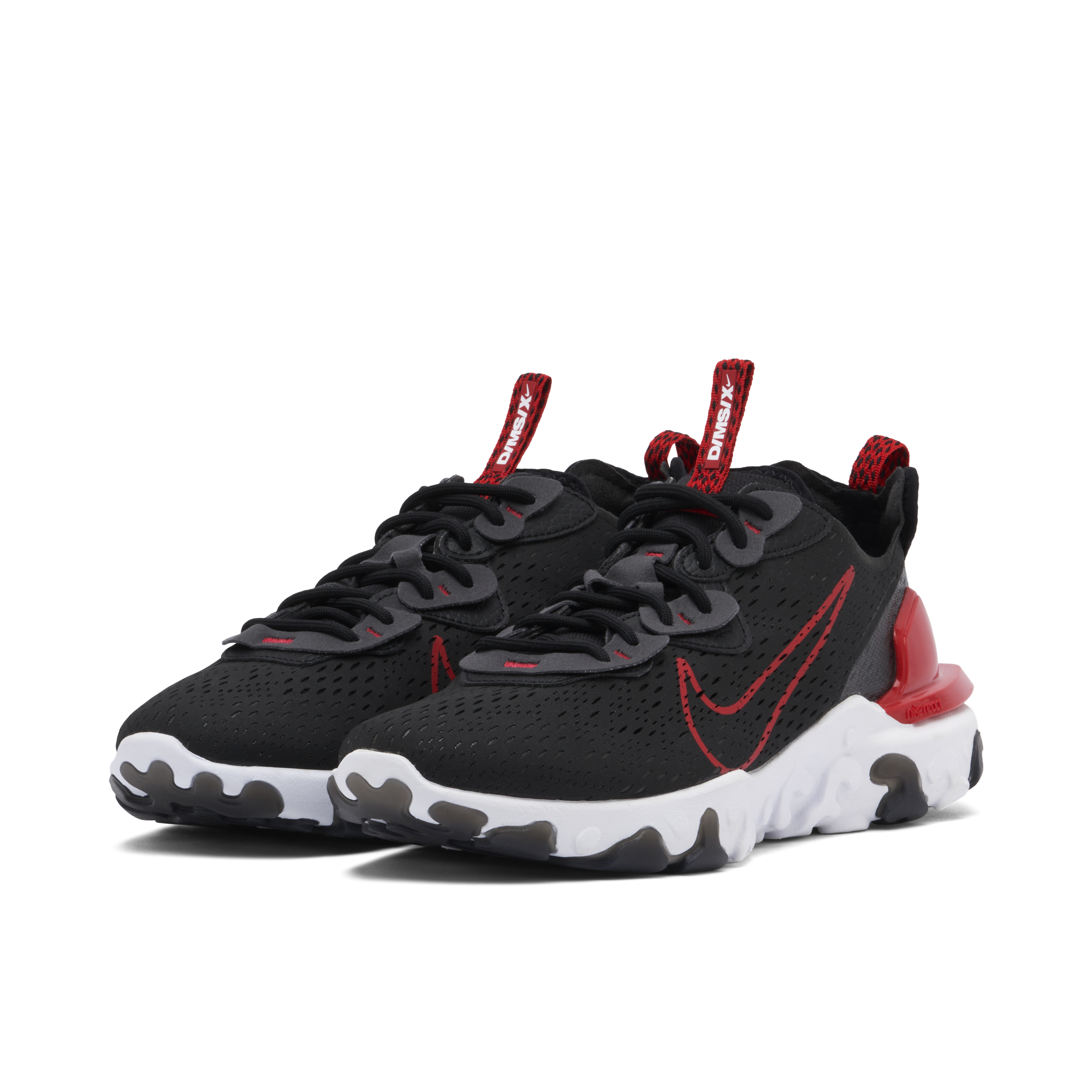 Nike react black fashion and red