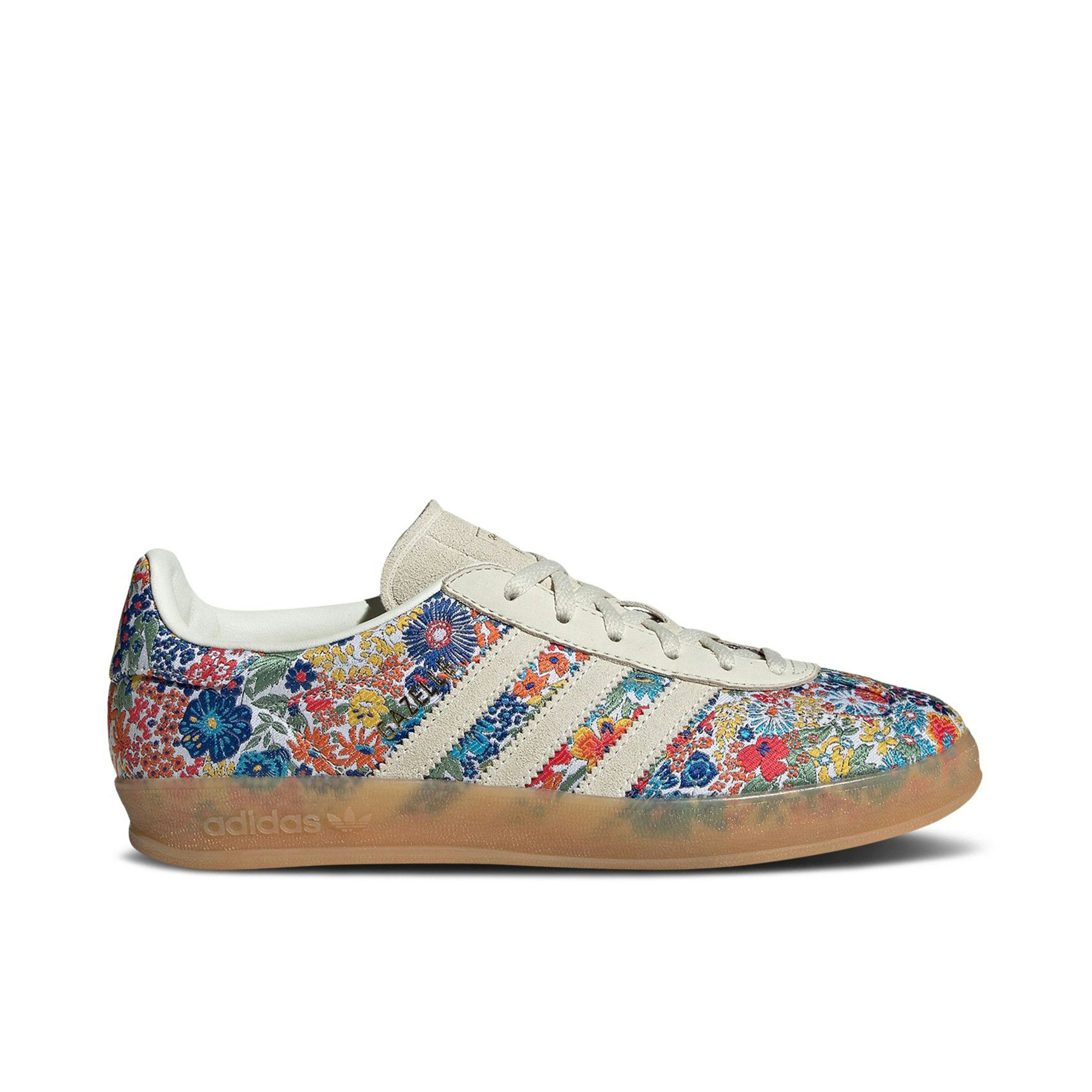 Adidas Gazelle Indoor Liberty London Floral Embroidery Womens