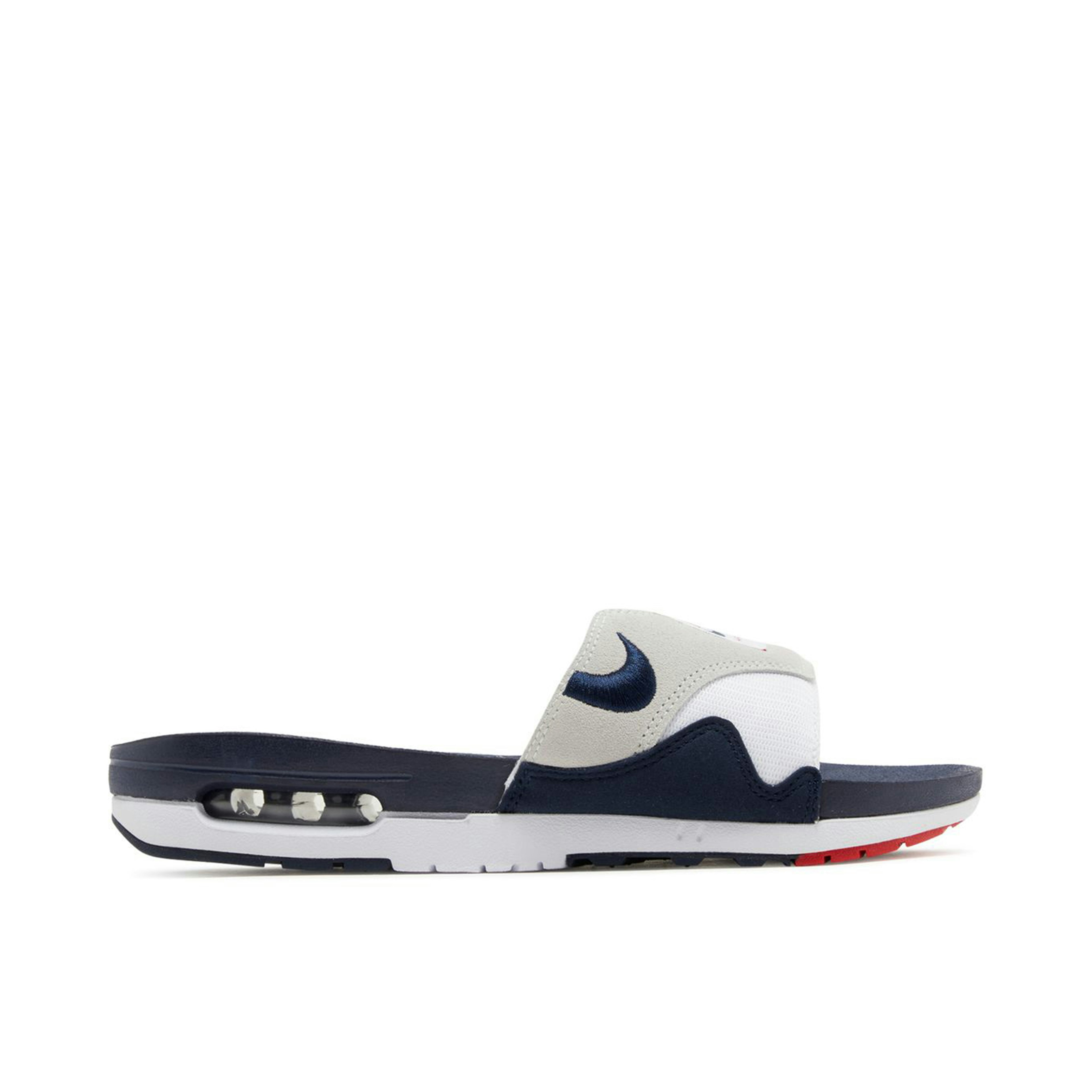 Nike Air Max 1 Slide Obsidian University Red