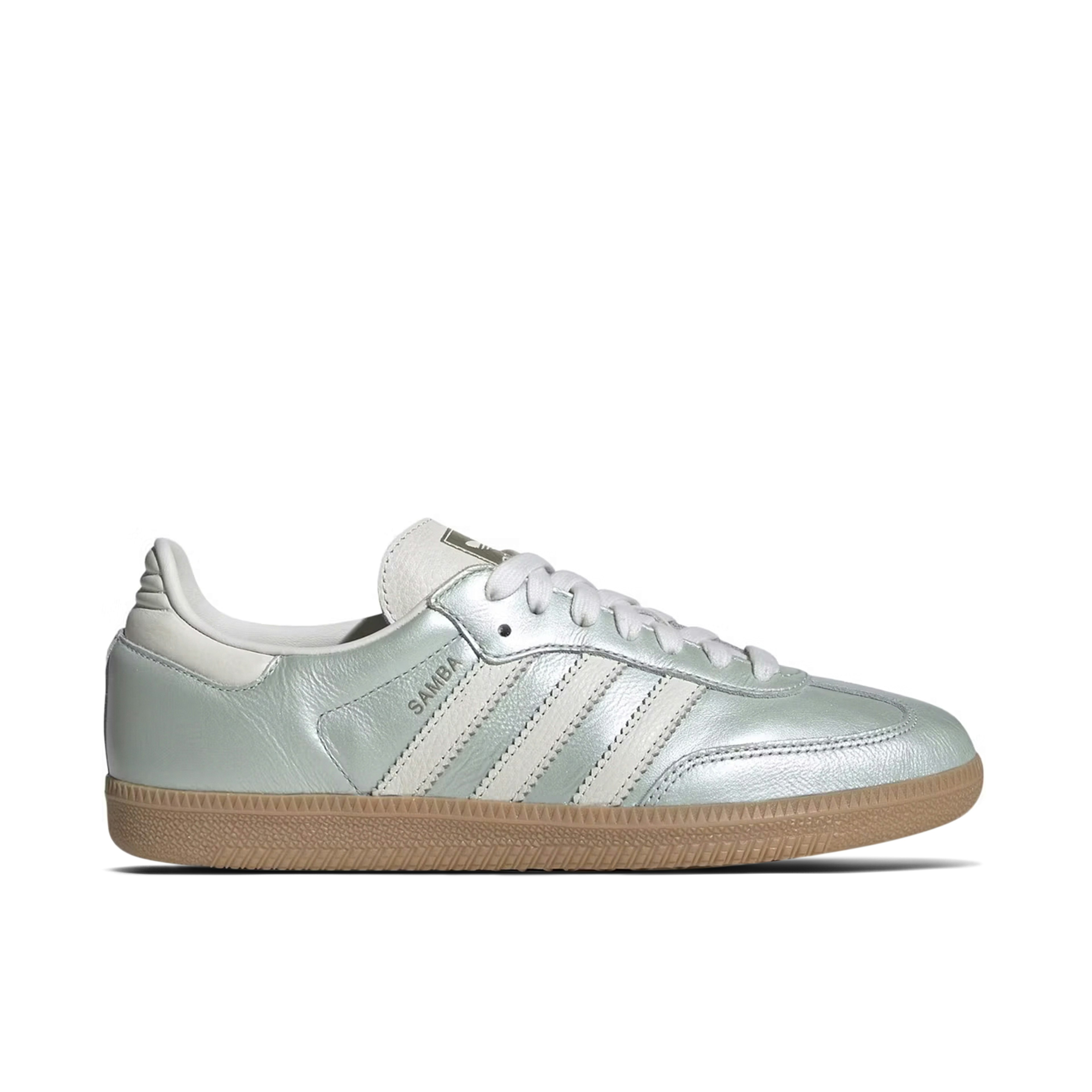 adidas yeezy Samba OG Linen Green Metallic Womens