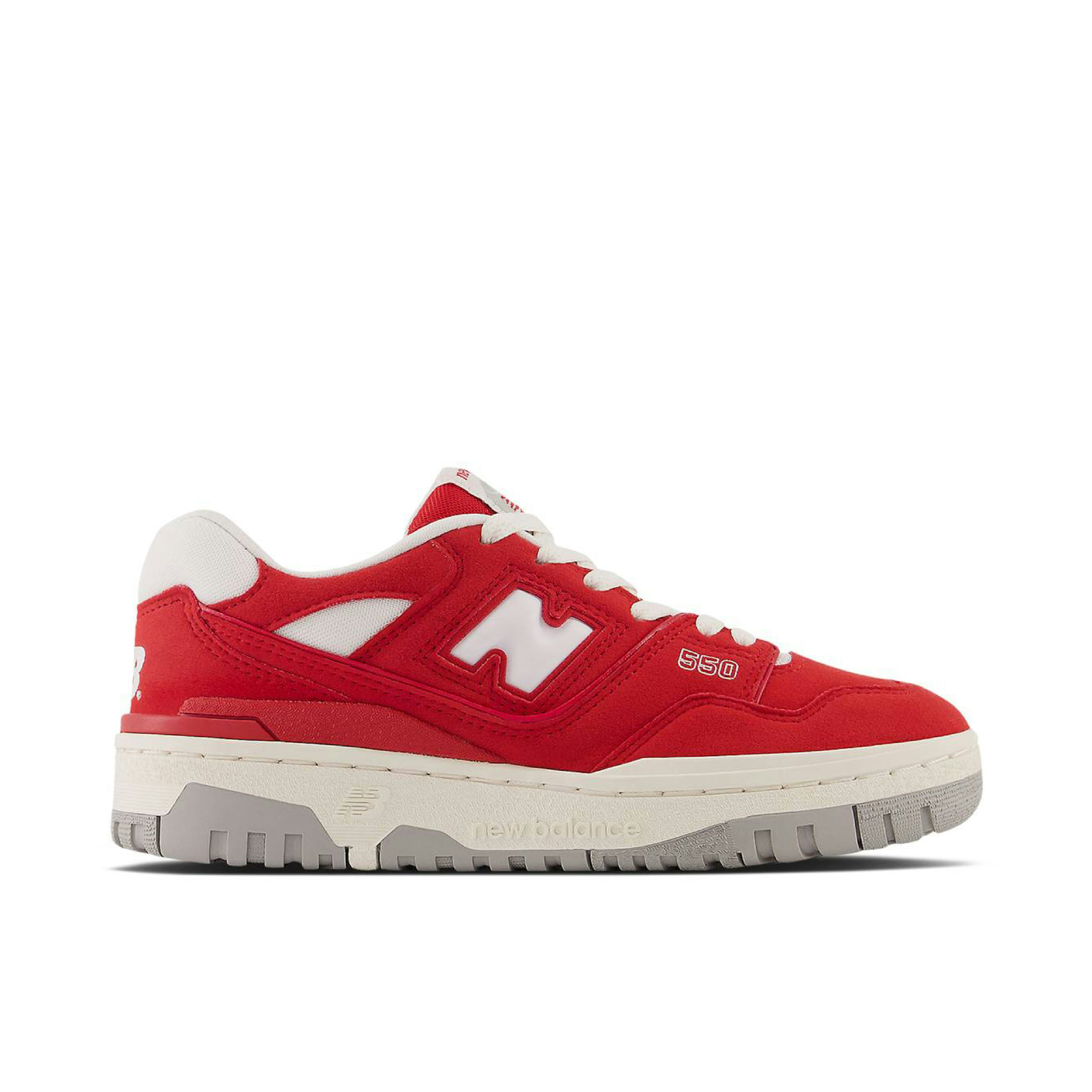 New Balance 550 Suede Pack Team Red GS