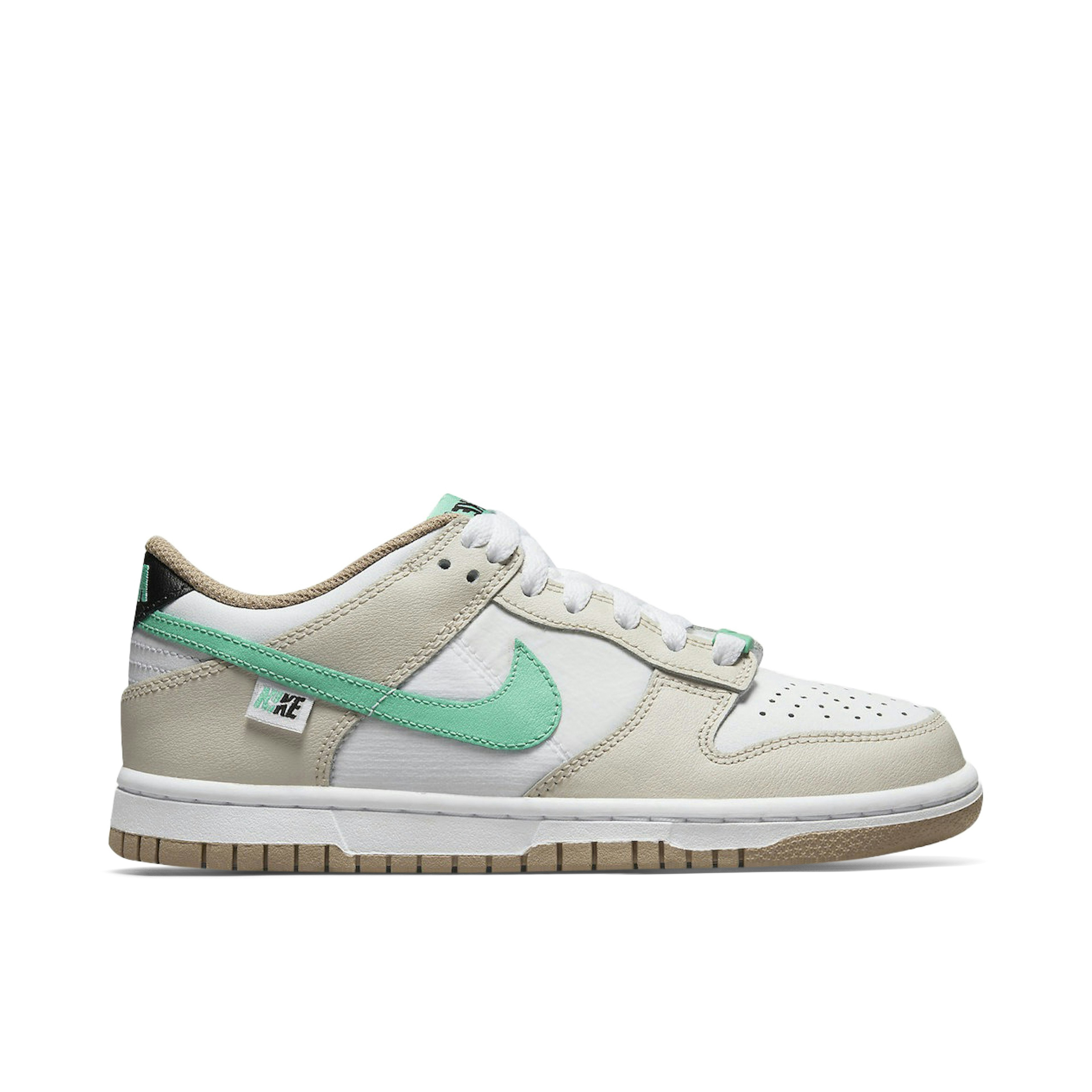 Nike Dunk Low Split Seam White Tan Mint GS