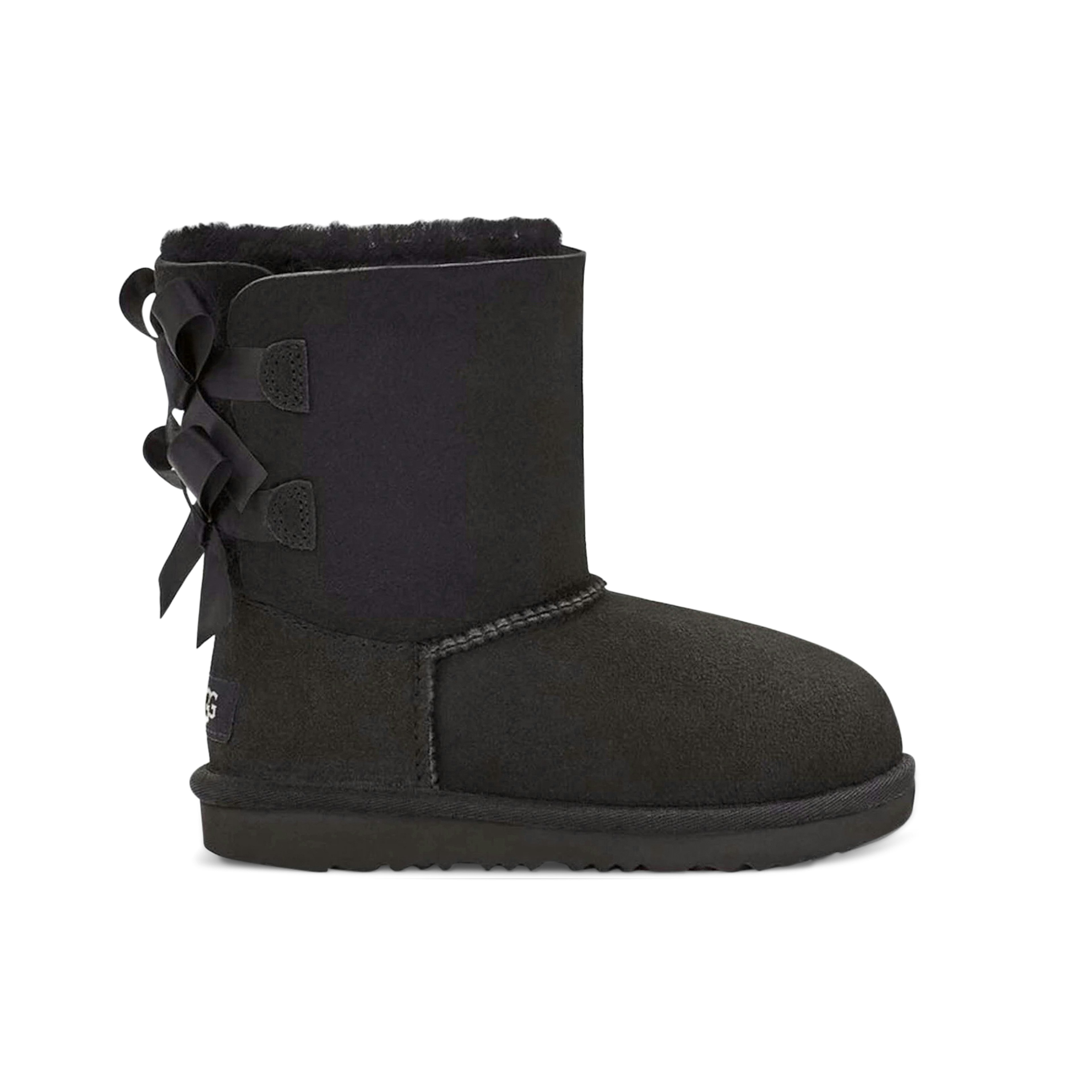 UGG Bailey Bow II Boot Black Kids