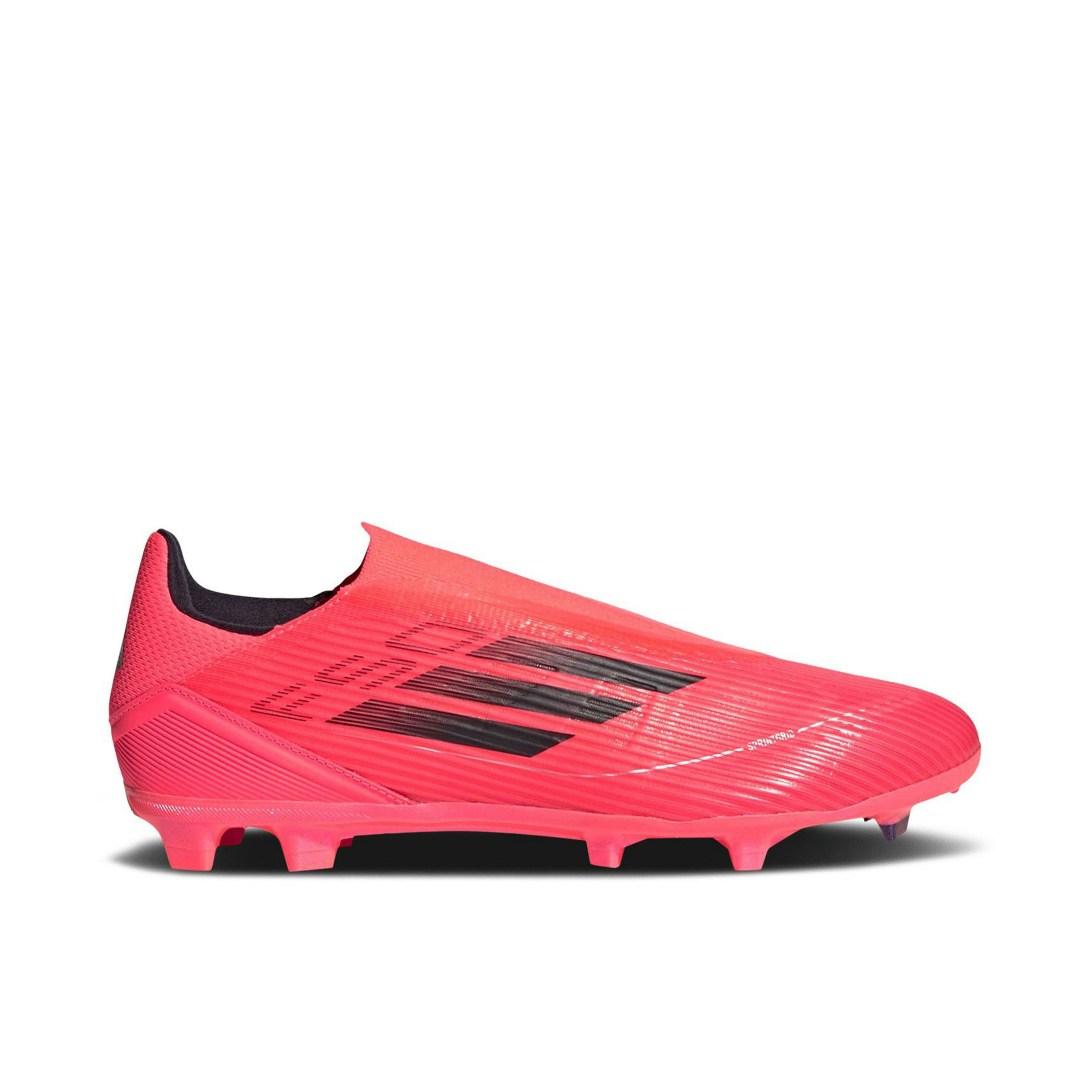 Adidas F50 League Laceless Firm/Multi-Ground Turbo Aurora Black Platinum Metallic