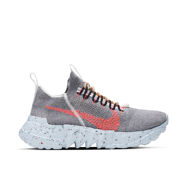 mens nike space hippie 02 vast grey hyper crimson