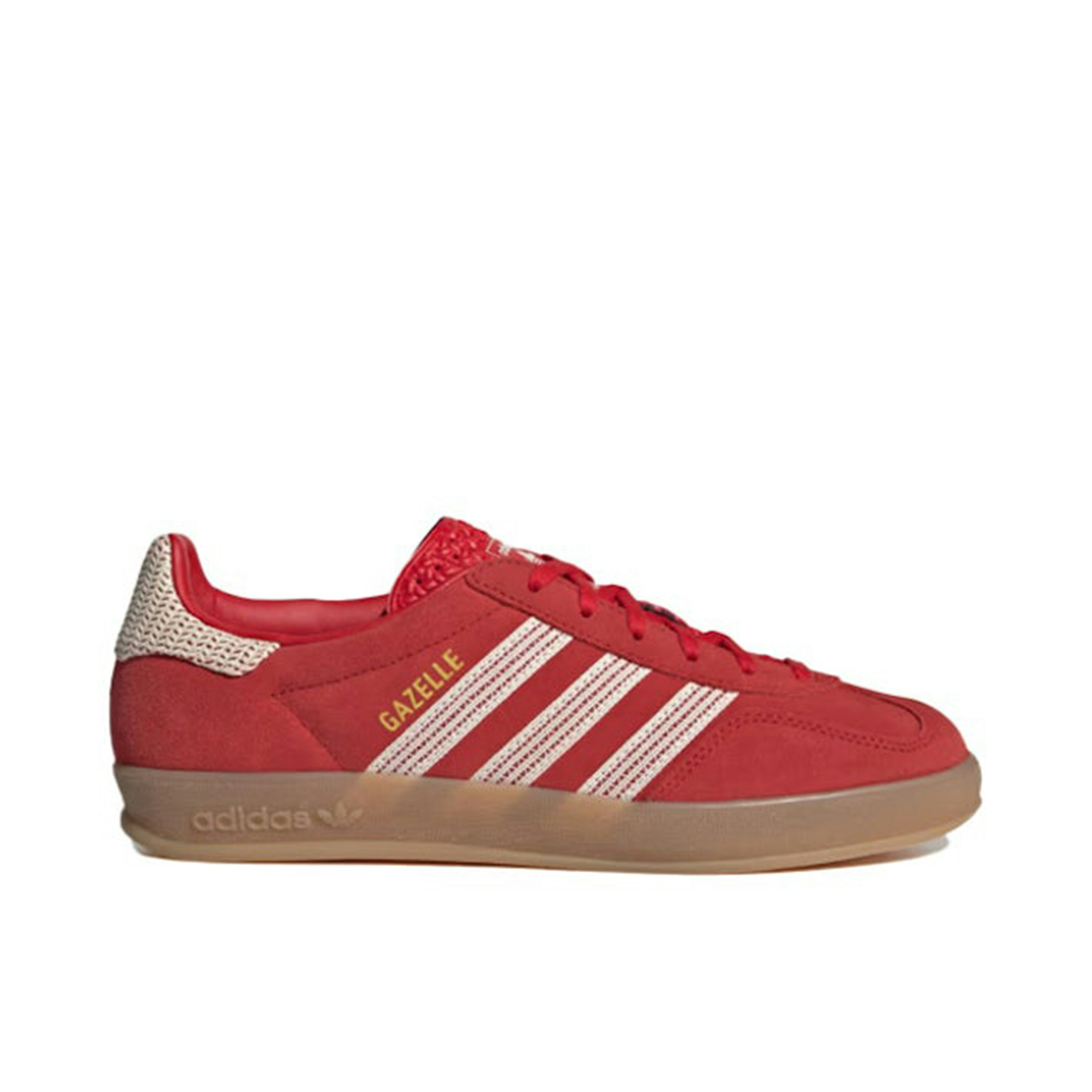 Adidas Gazelle Indoor Better Scarlet Wonder White Gum Womens