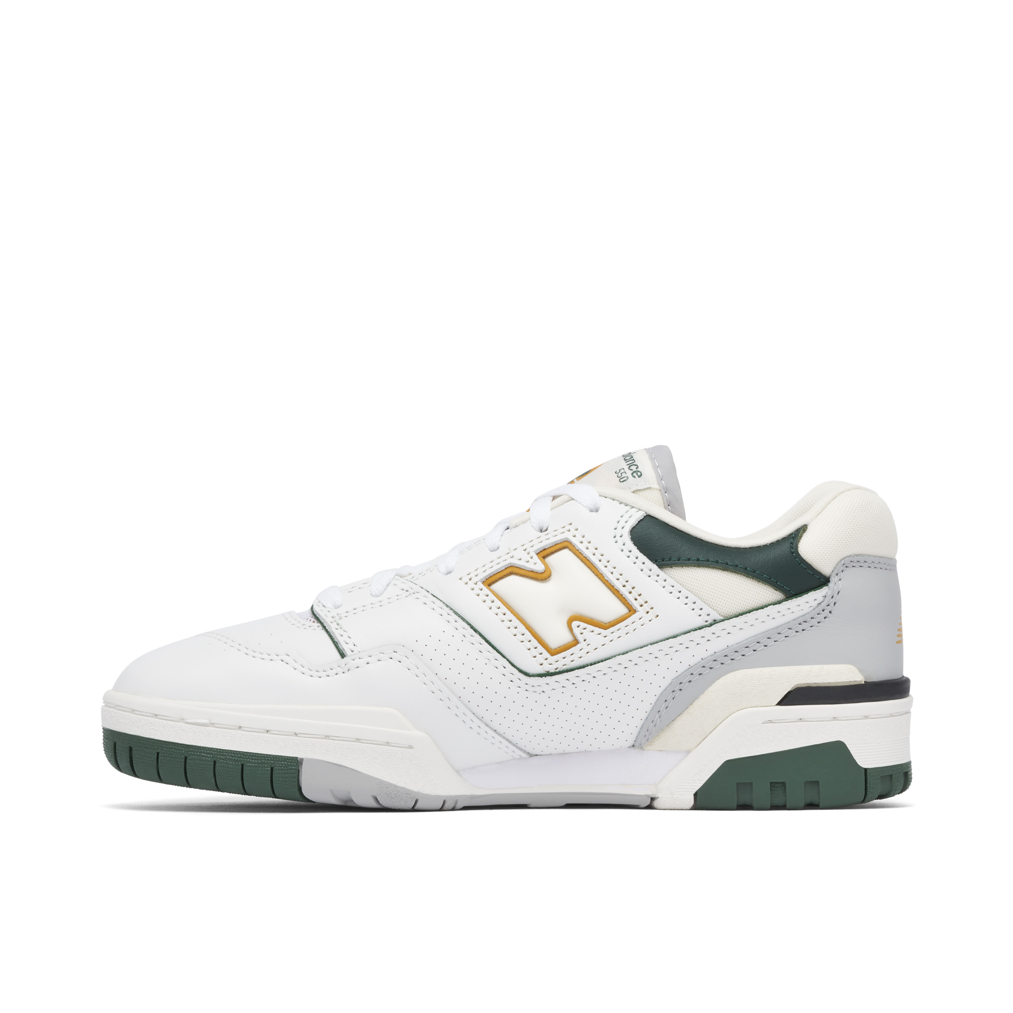 New Balance 550 White Nightwatch Green | BB550PWC | Laced