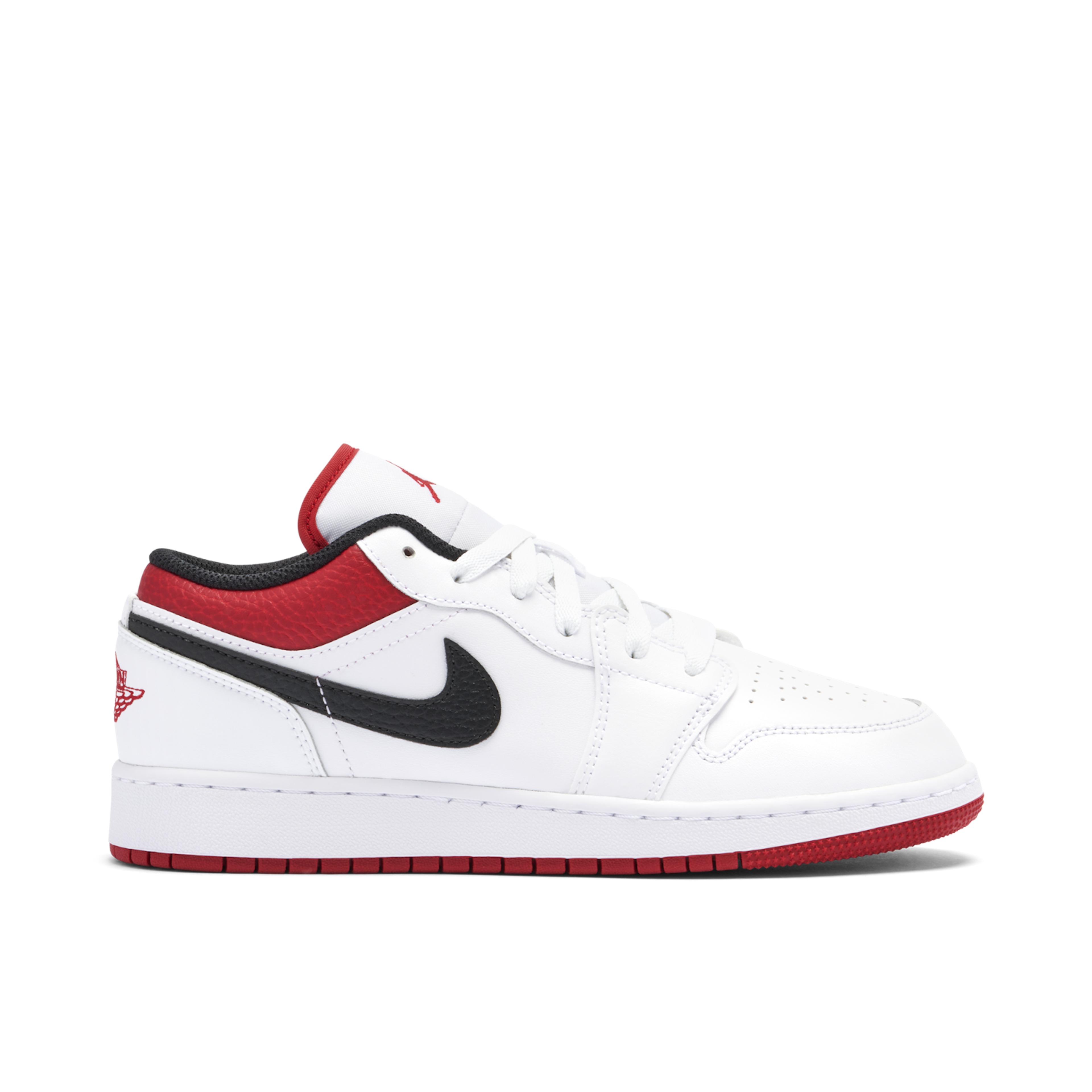 Air Jordan 1 Low White Gym Red GS