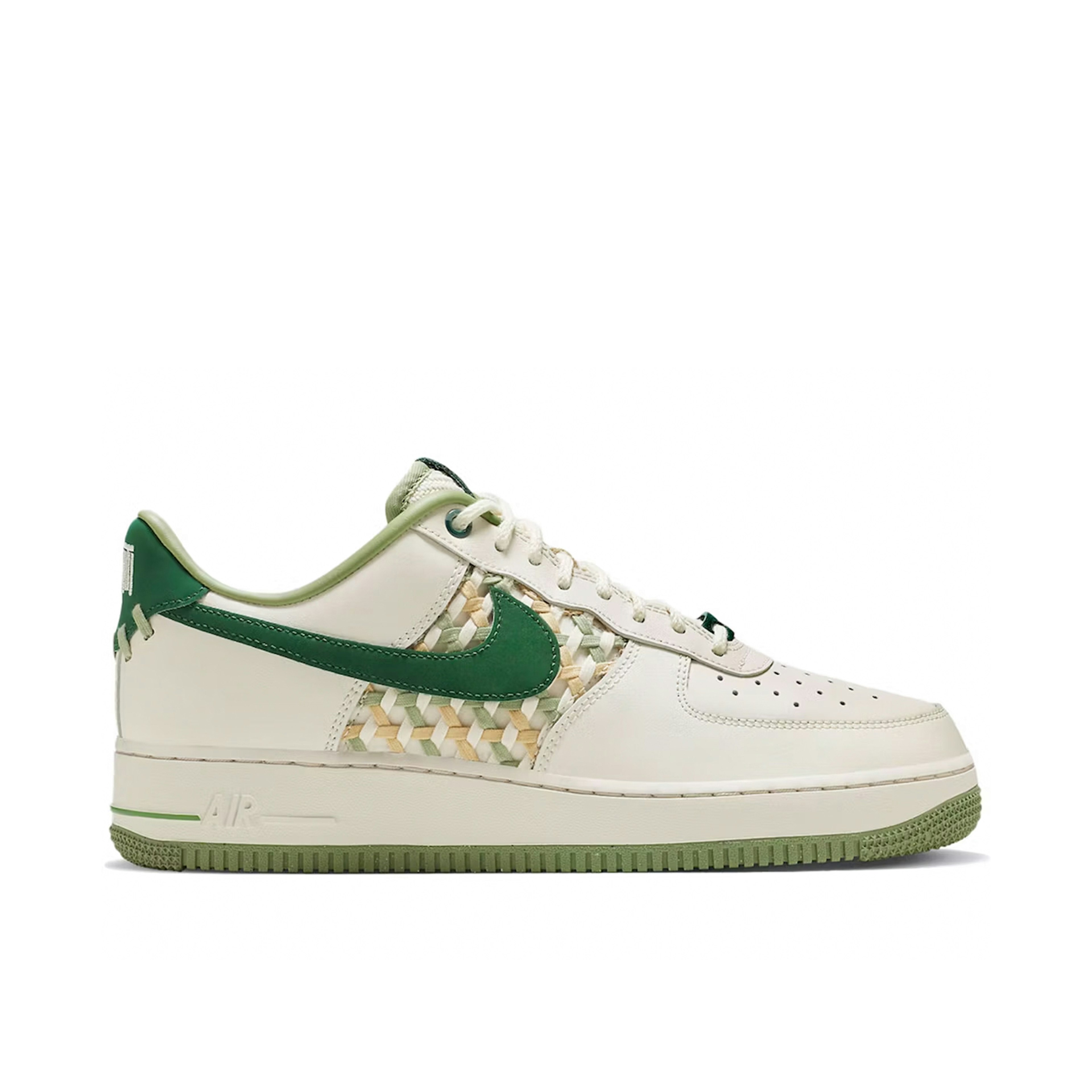 Nike Air Force 1 Low '07 Premium NAI-KE Bamboo Weave Sail Gorge Green