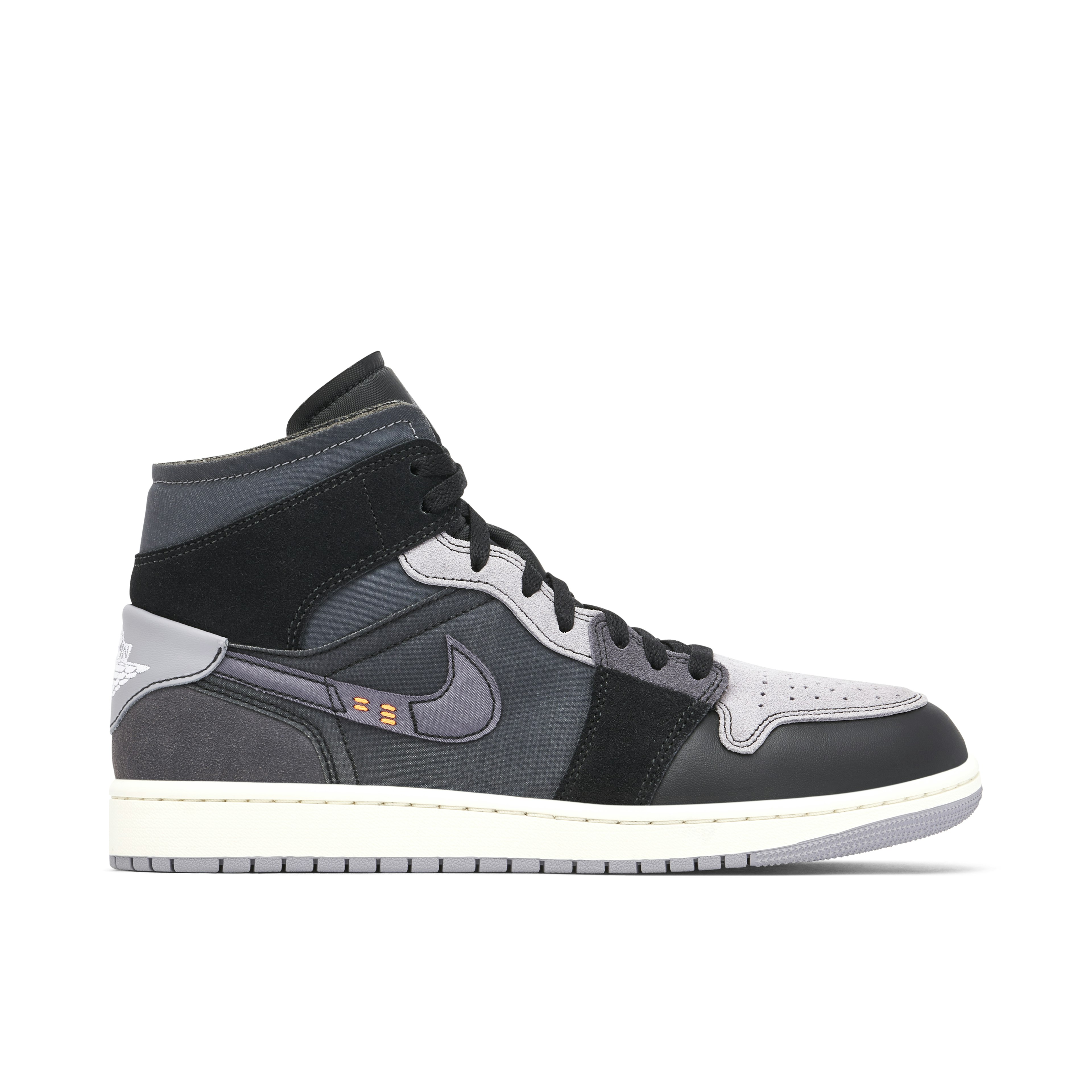 Air Jordan 1 Mid Inside Out Black