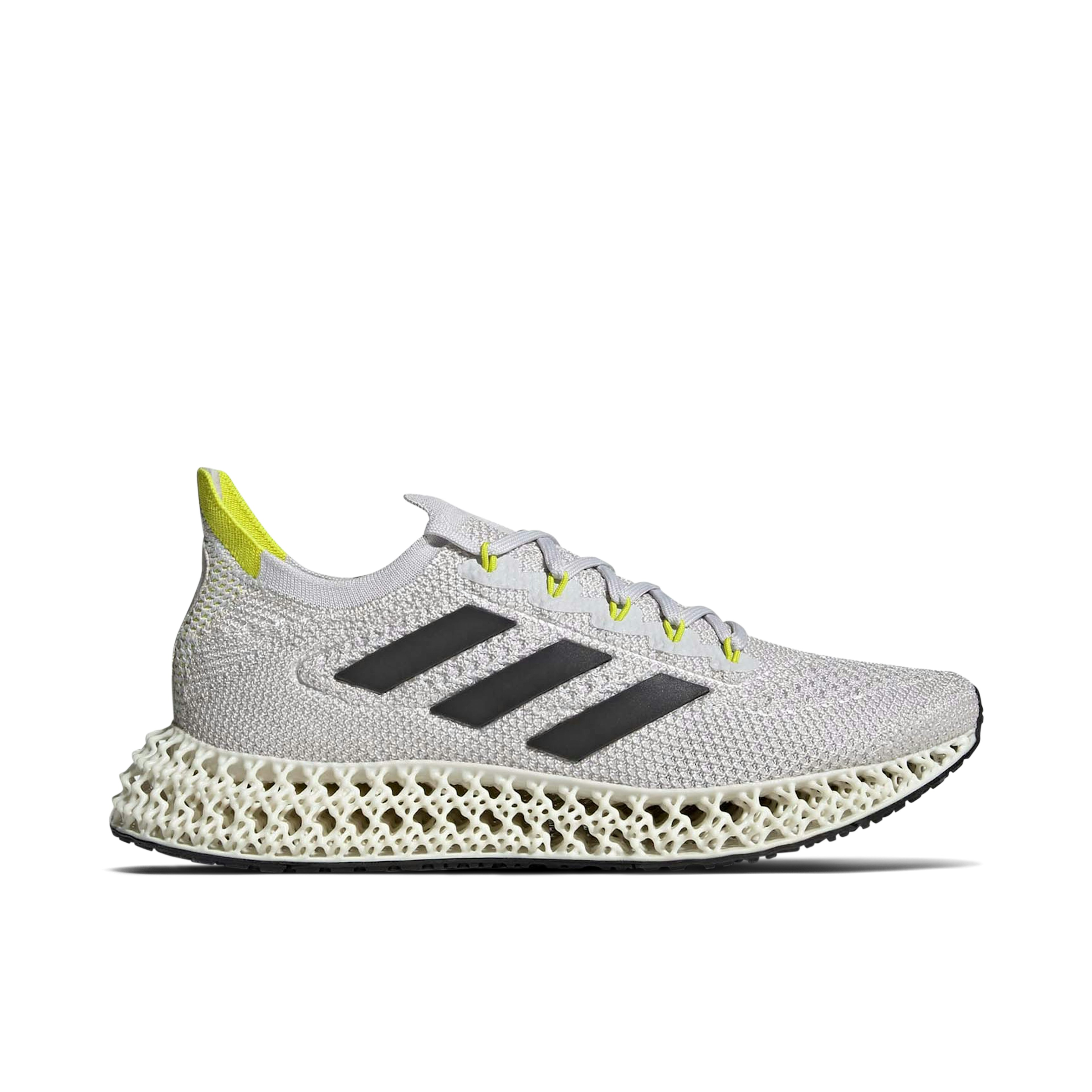 adidas 4DFWD Halo Silver Acid Yellow