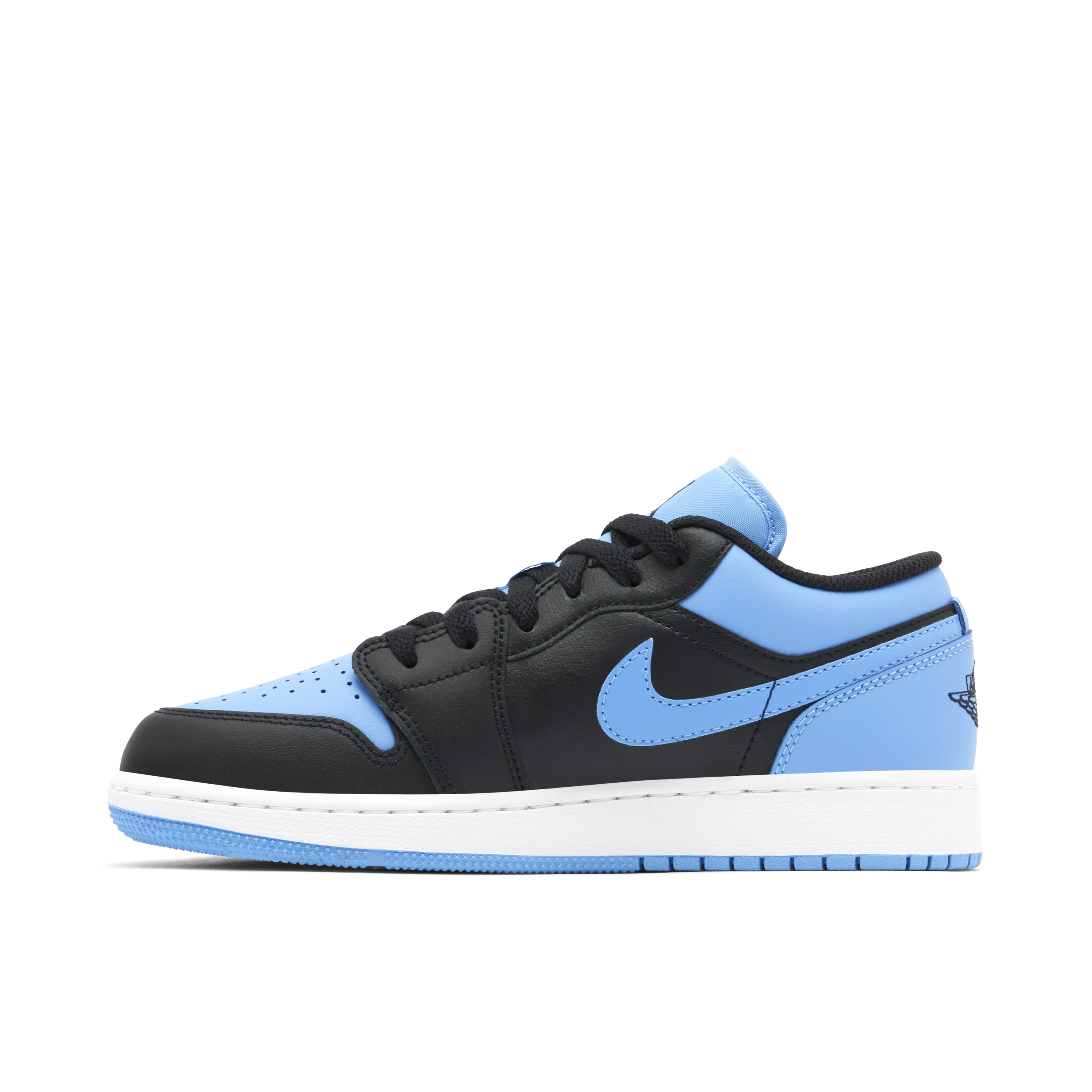 Air Jordan 1 Low Black University Blue GS