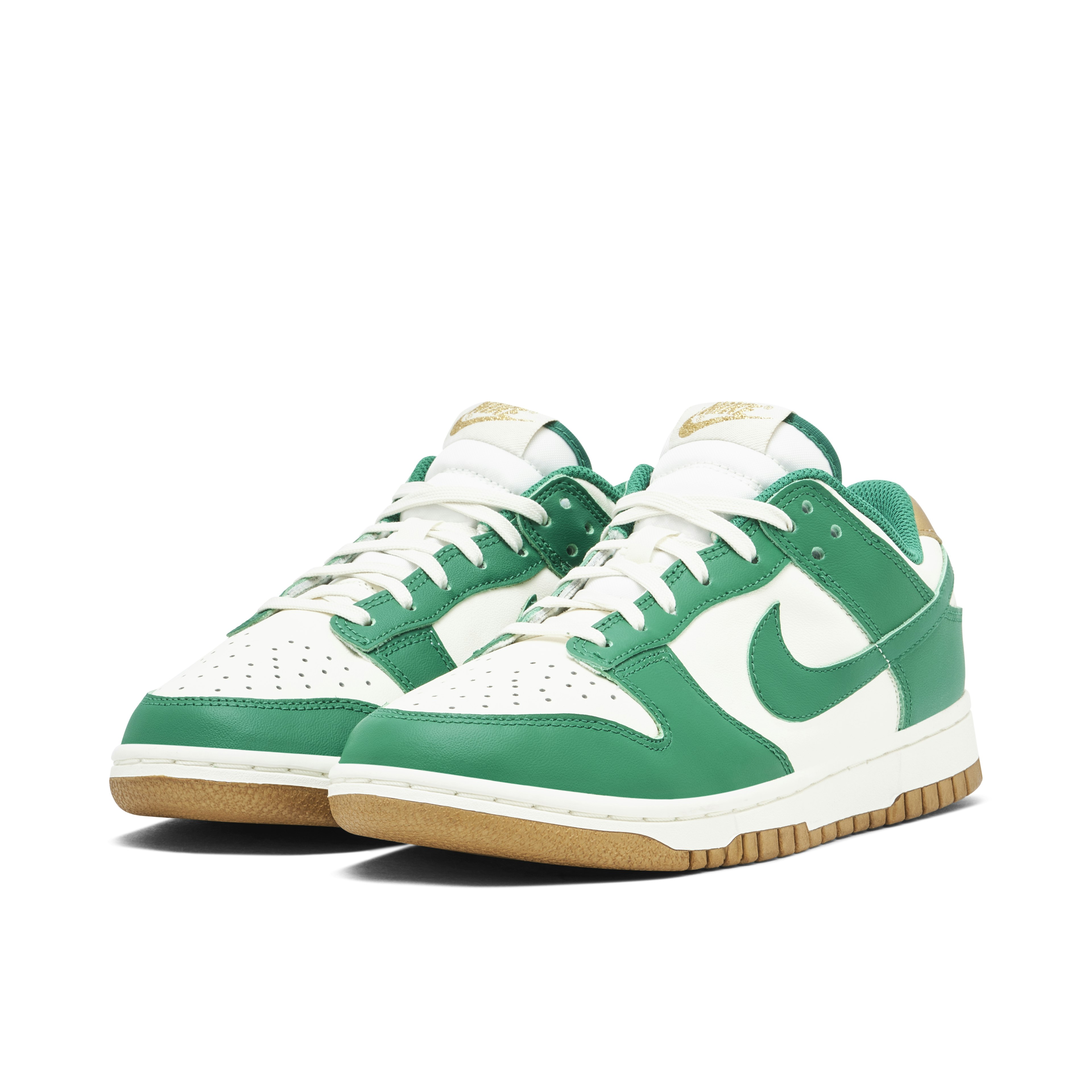 Nike Dunk Low Malachite Metallic Gold Womens