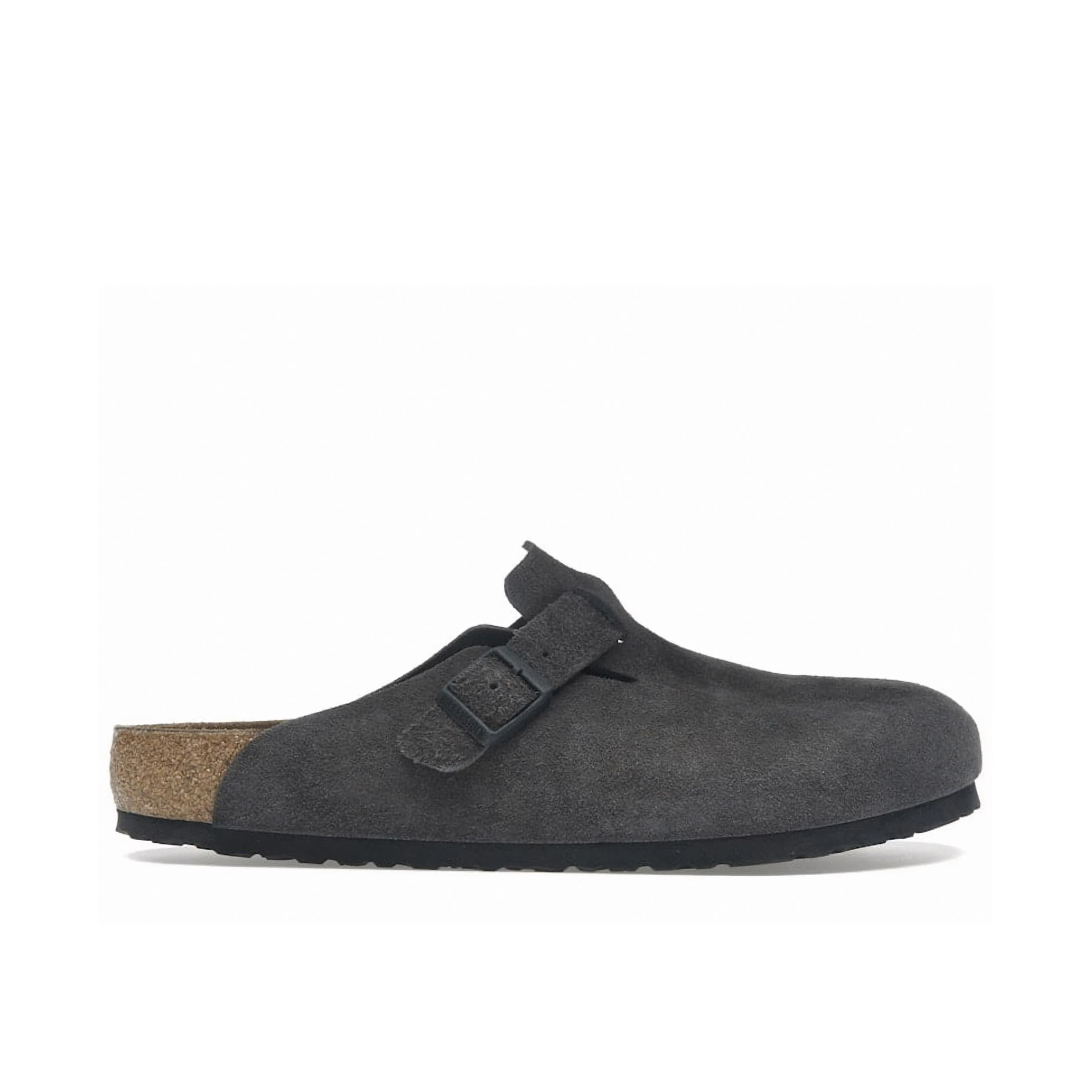 Birkenstock Boston Suede Velvet Grey